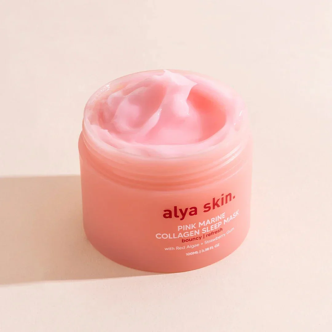 Alya Skin Pink Marine Collagen Sleeping Mask 100ml - Image 5