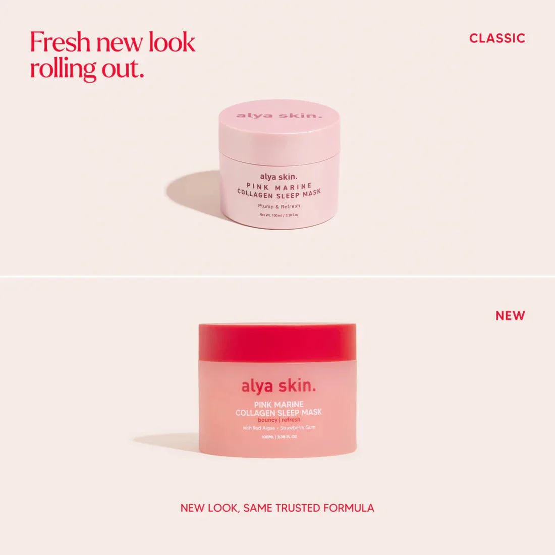 Alya Skin Pink Marine Collagen Sleeping Mask 100ml - Image 6