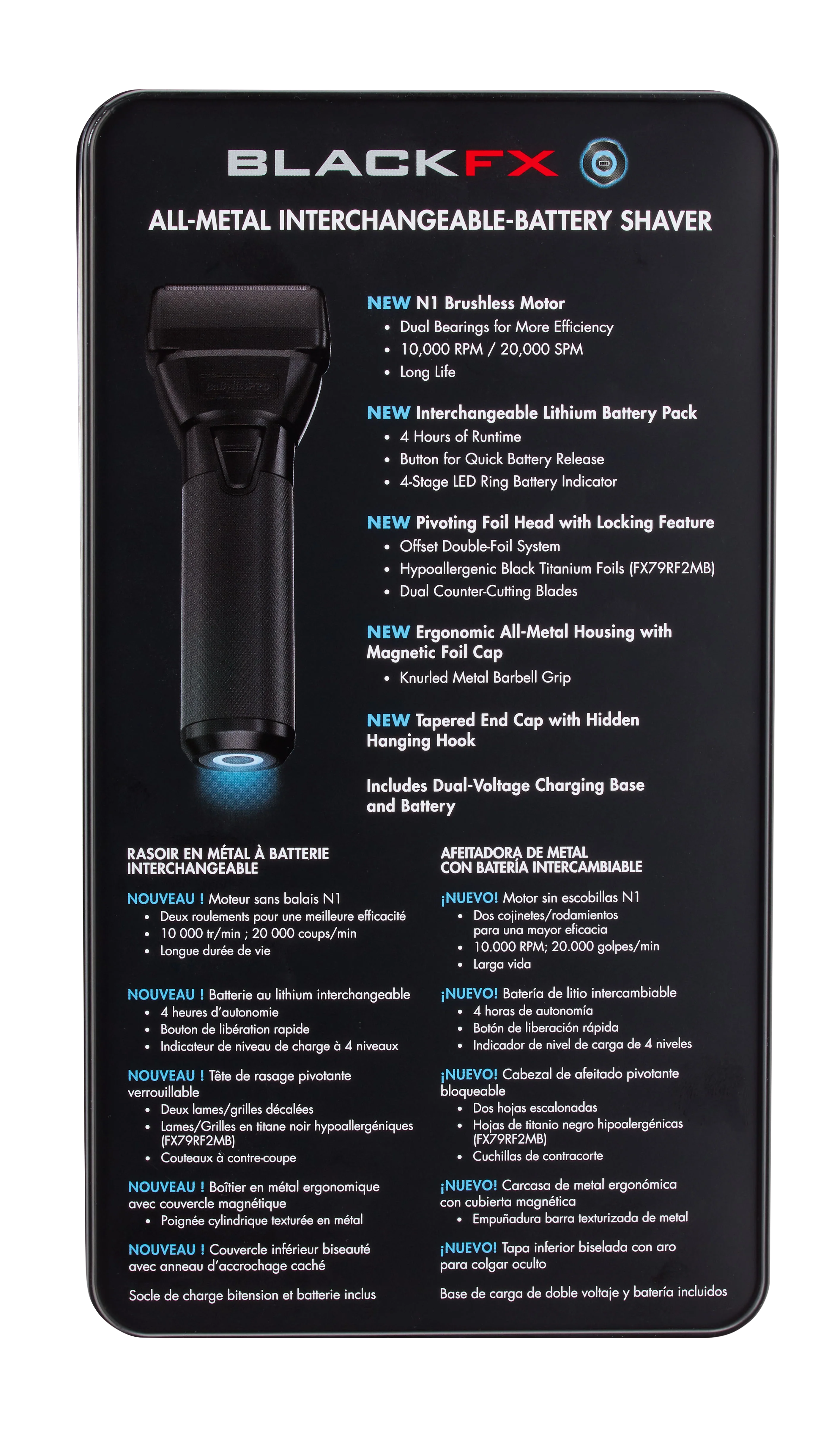 BaBylissPRO FXONE Shaver - BlackFX - Image 4