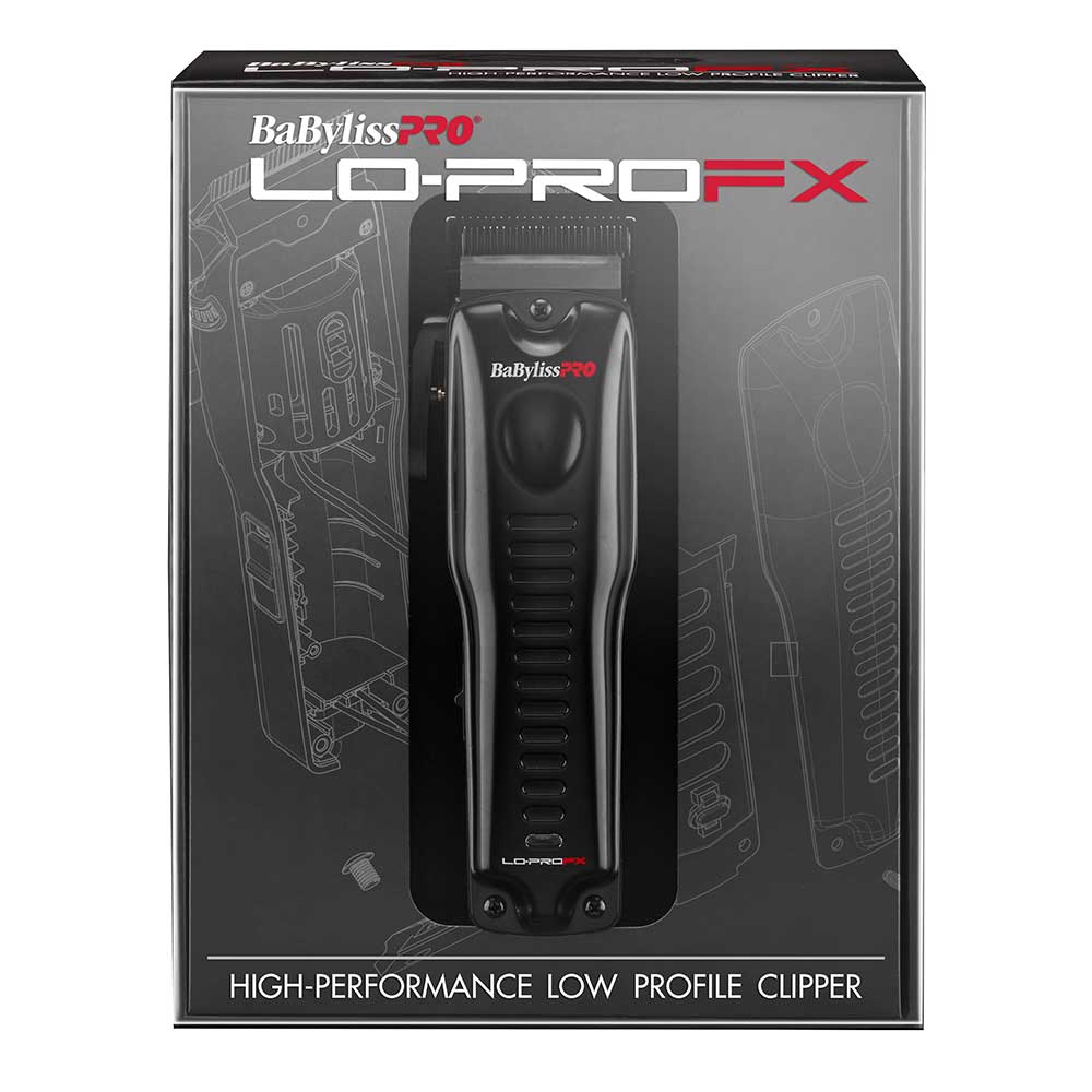BaBylissPRO Lo-ProFX Clipper - Black Cord/Cordless - Image 5