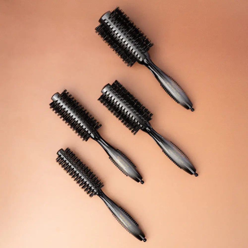 Brushworx Mystique Tourmaline Boar Radial - XSmall 35mm - Image 4