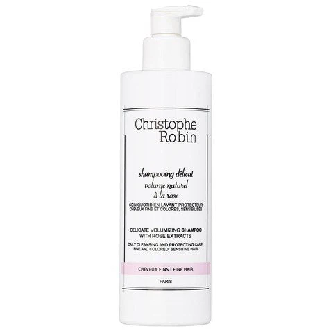 Christophe Robin Delicate Volumizing Shampoo with Rose Extracts 400ml - Old Packaging