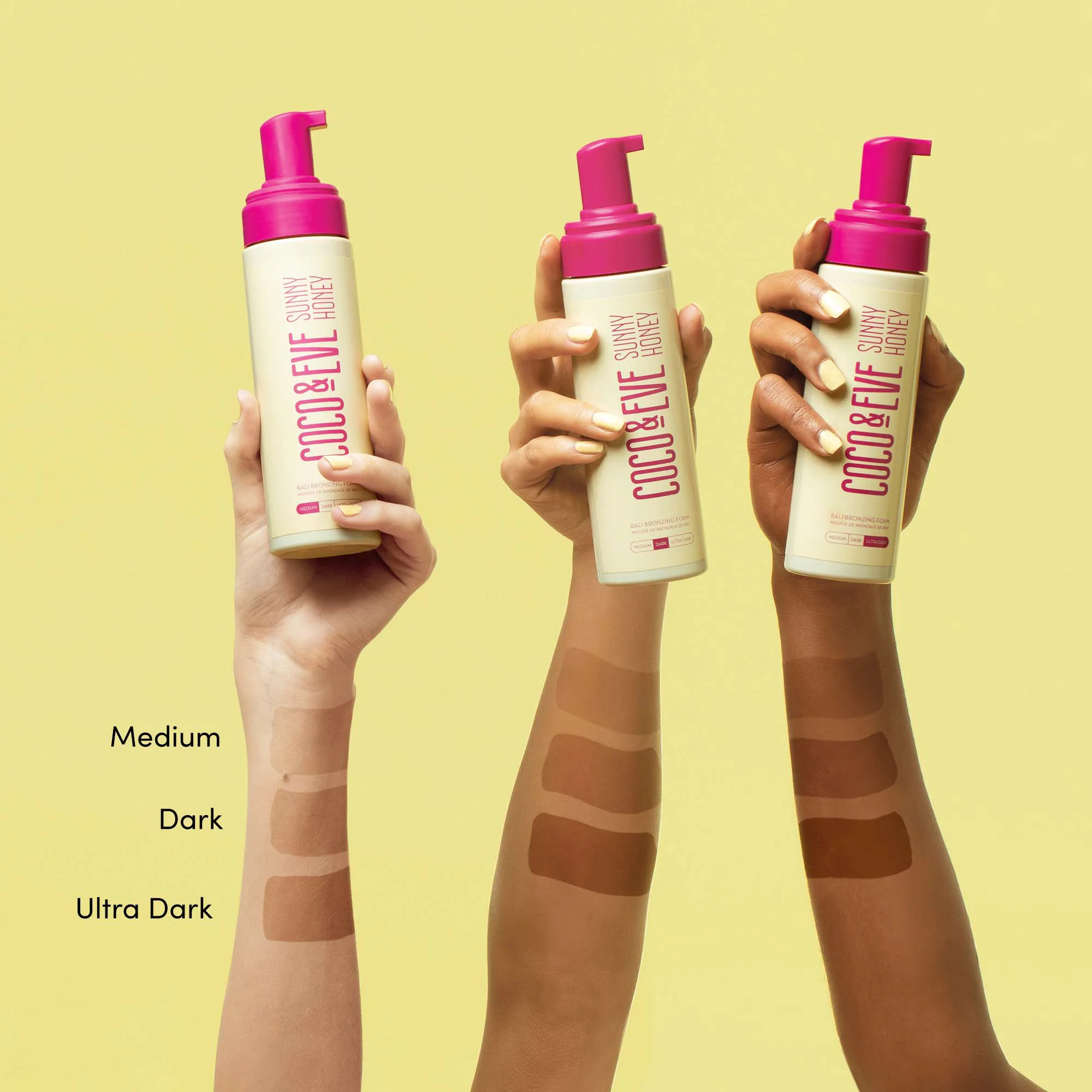 Coco & Eve Sunny Honey Bali Bronzing Foam 50ml - Dark - Image 3