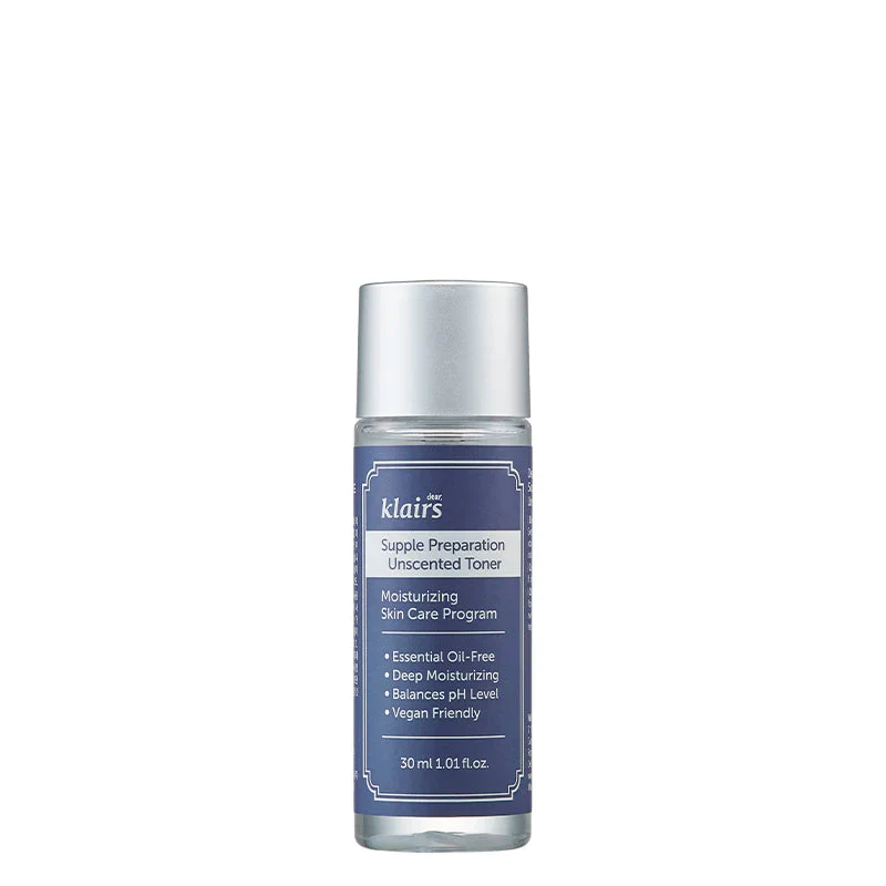 Dear, Klairs Supple Preparation Unscented Toner 30ml
