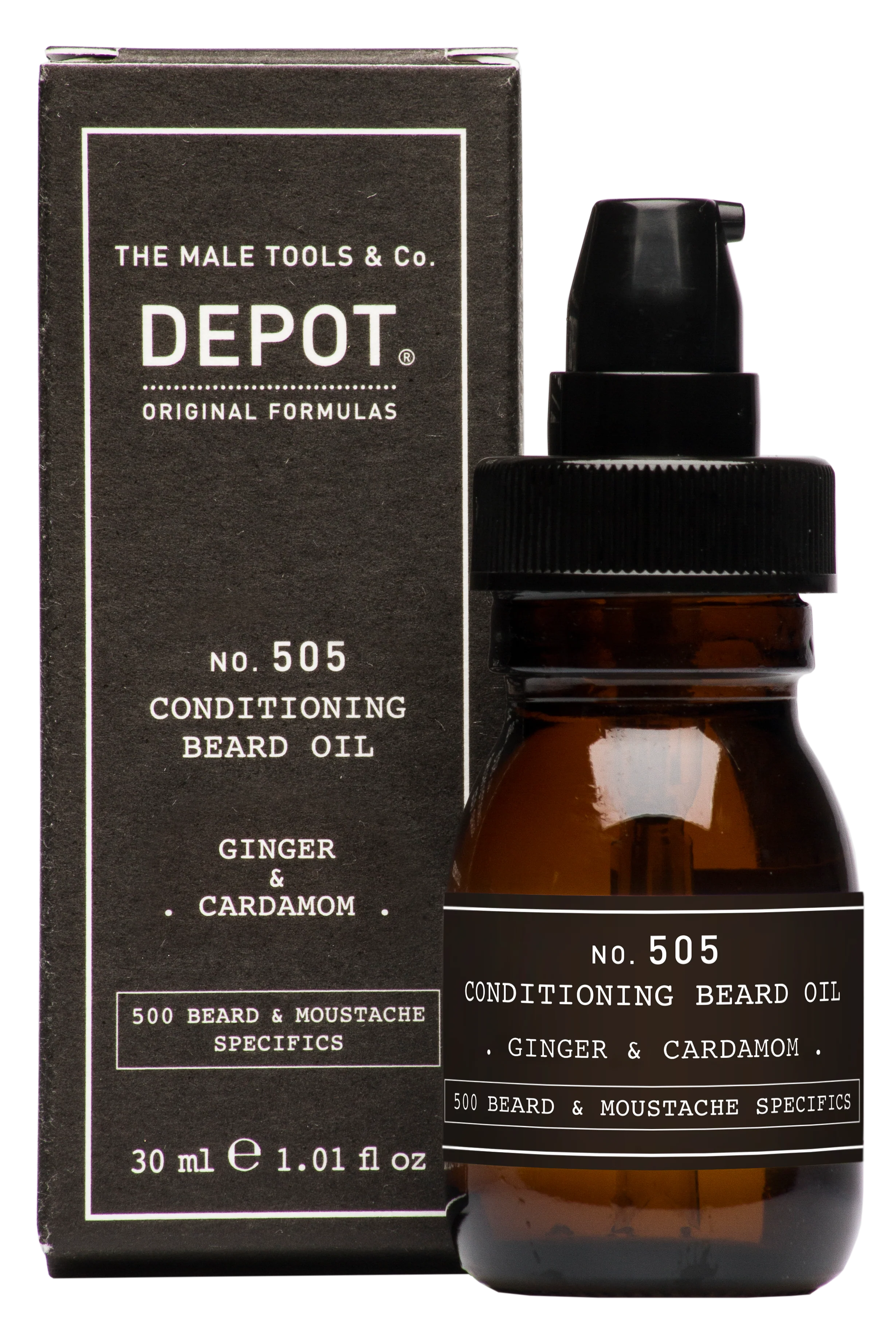 Depot No. 505 Conditioning Beard Oil - Ginger & Cardamon 30ml - Image 2