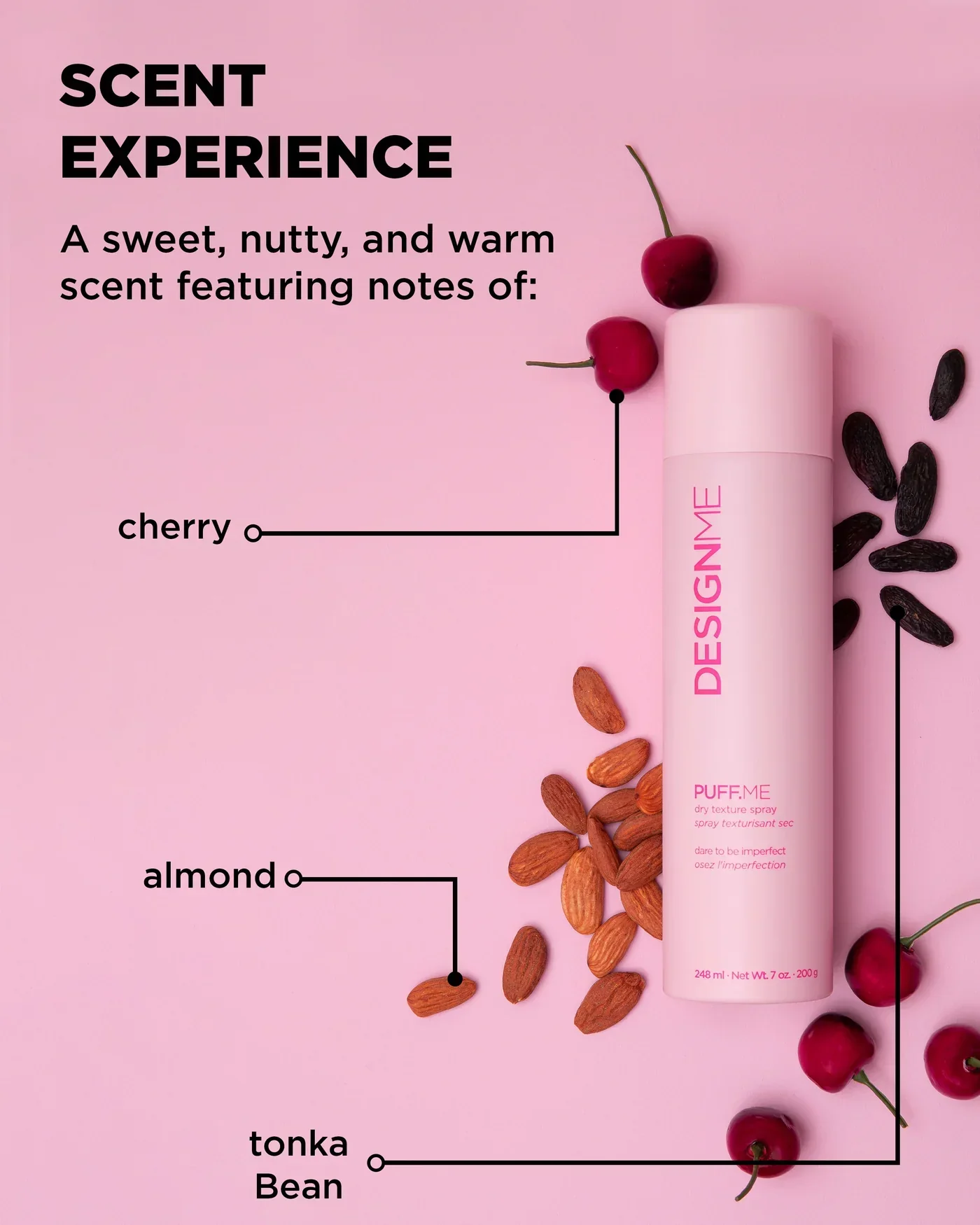 Design.ME Puff Me Dry Texture Volumizing Spray 69ml - Image 5
