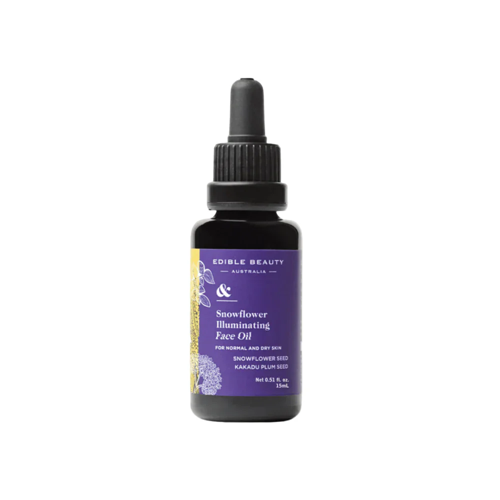 Edible Beauty & Snowflower Illuminating Face Oil 15ml