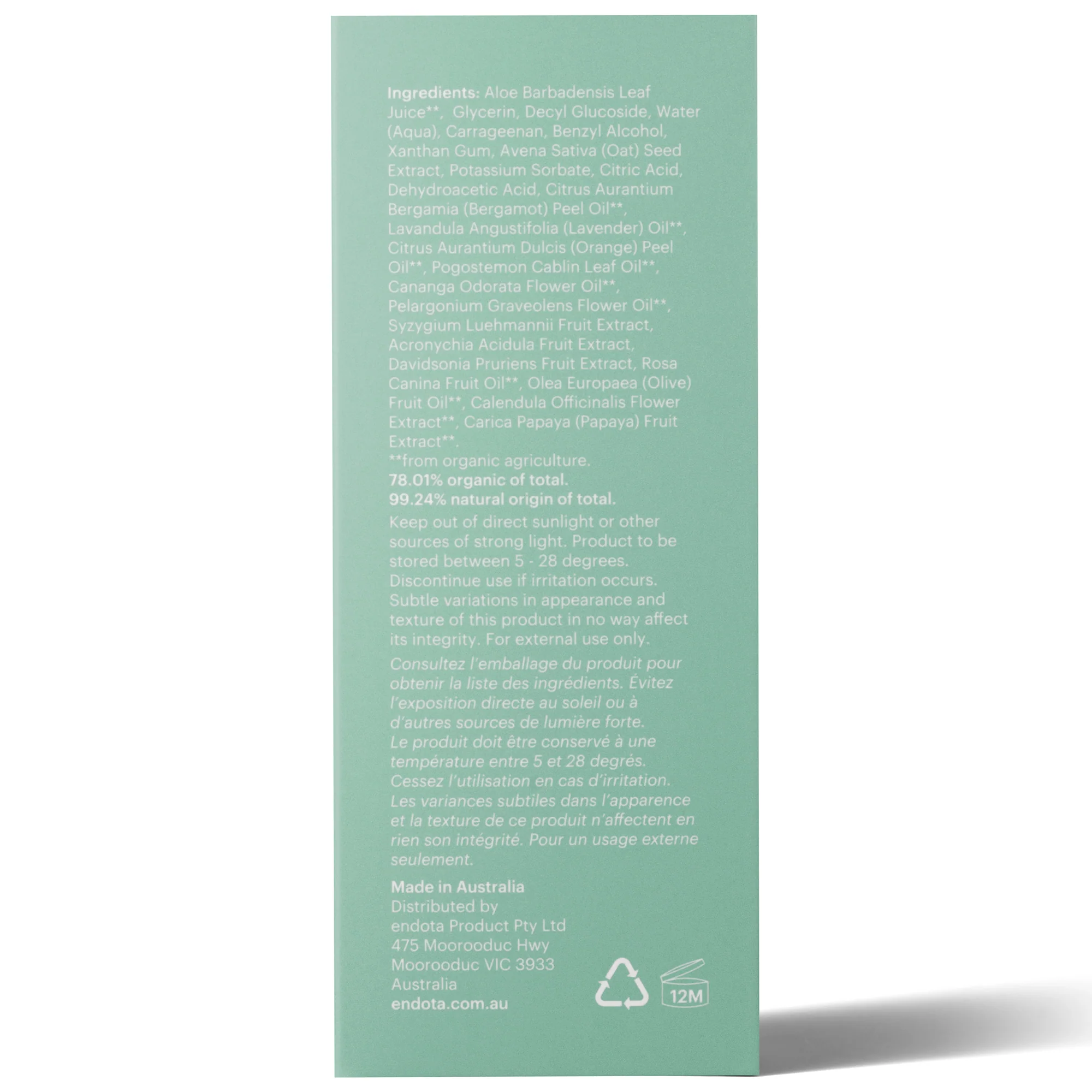 endota Moisture Restore Cleansing Milk 250ml - Image 3