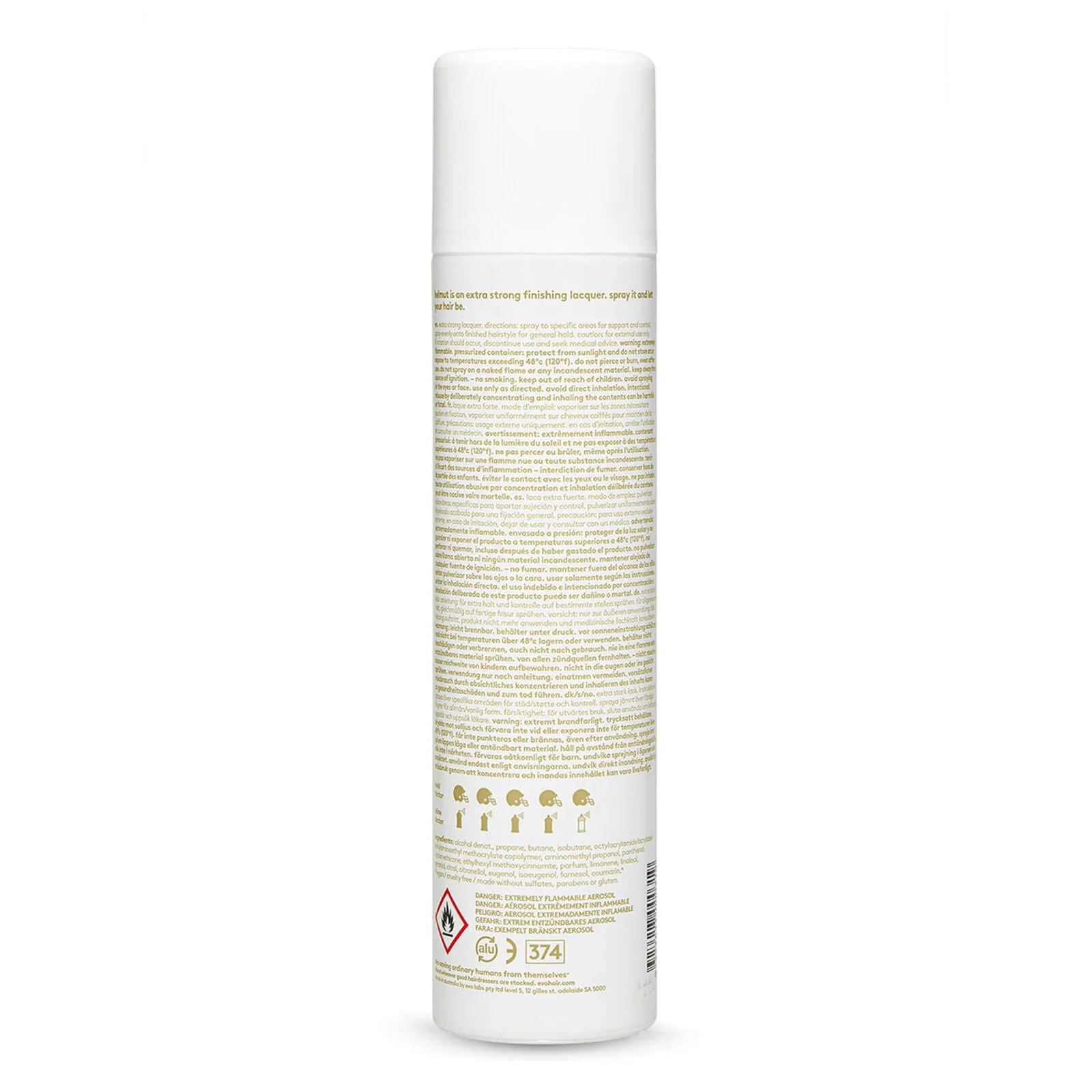 evo Helmut Extra Strong Lacquer 285ml - Image 3