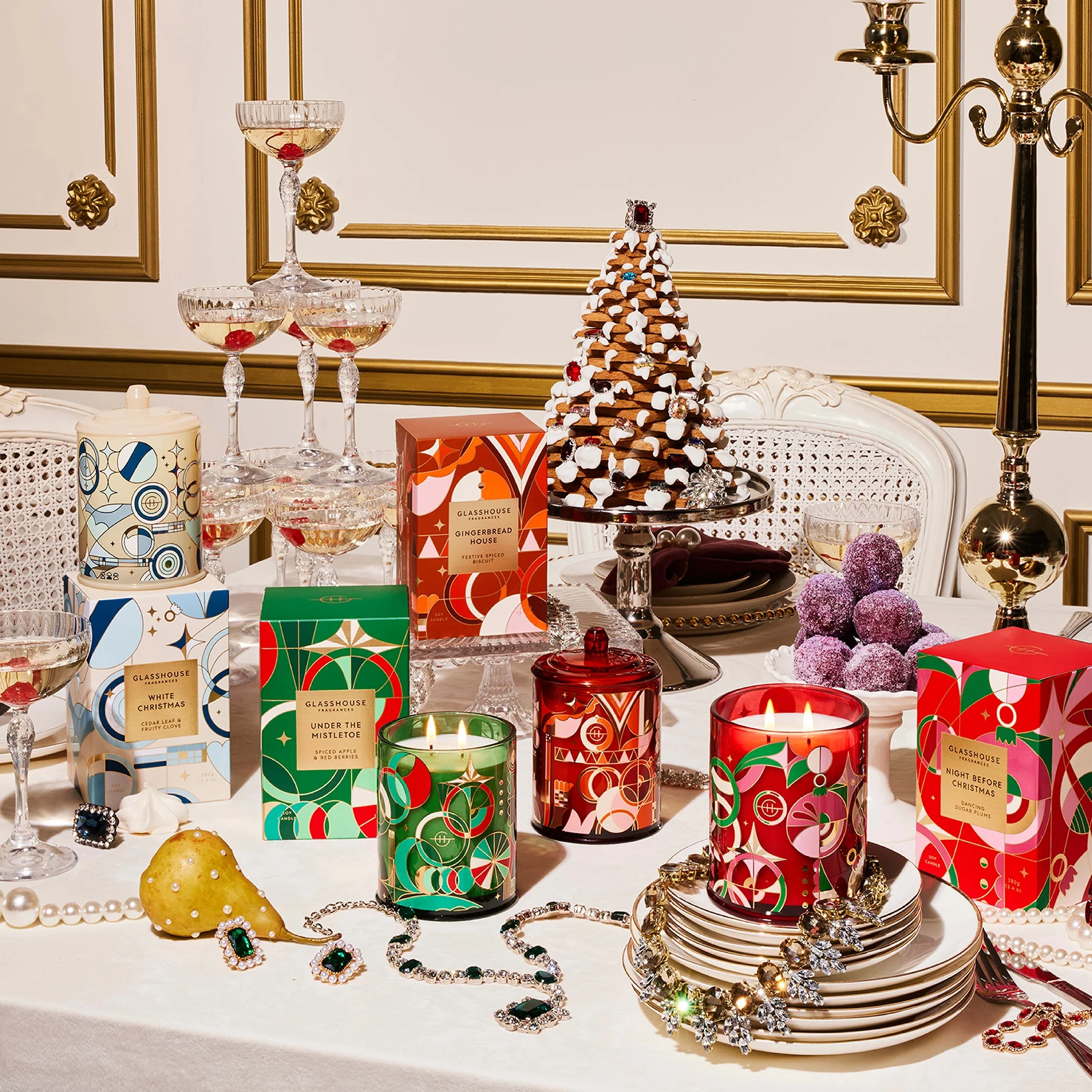Glasshouse Fragrances Christmas 380g - Night Before Christmas - Image 2