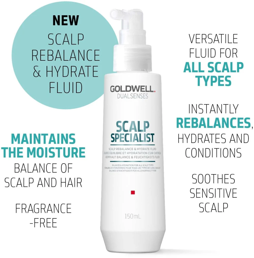 Goldwell Dualsense Scalp Specialist Rebalance & Hydrate Fluid 150ml - Image 2