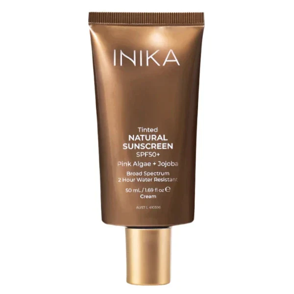 INIKA Organic Tinted Natural Sunscreen SPF50+ 50mL