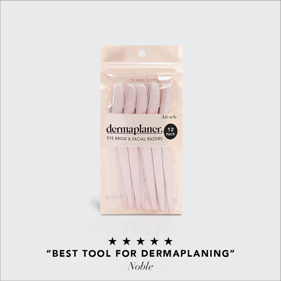 Kitsch Recycled Plastic Dermaplaners 12pc Set - Terracotta - Image 4