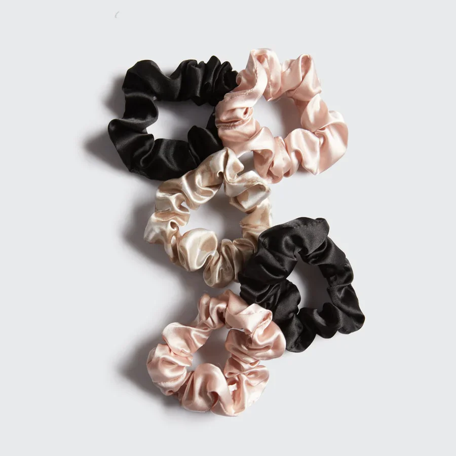 Kitsch Satin Sleep Scrunchies 5pc Set - Assorted - Image 2