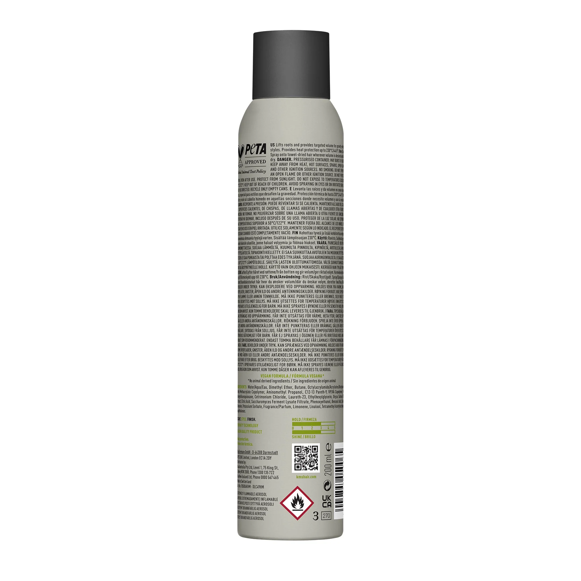 KMS Add Volume Root & Body Lift 200ml - Image 2