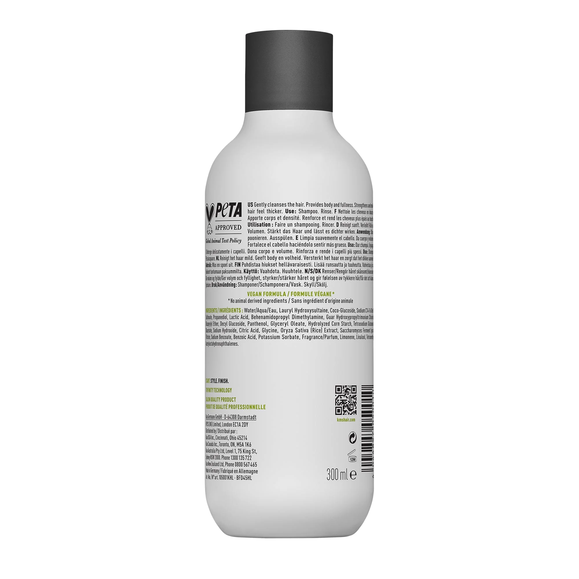 KMS Add Volume Shampoo 300ml - Image 2