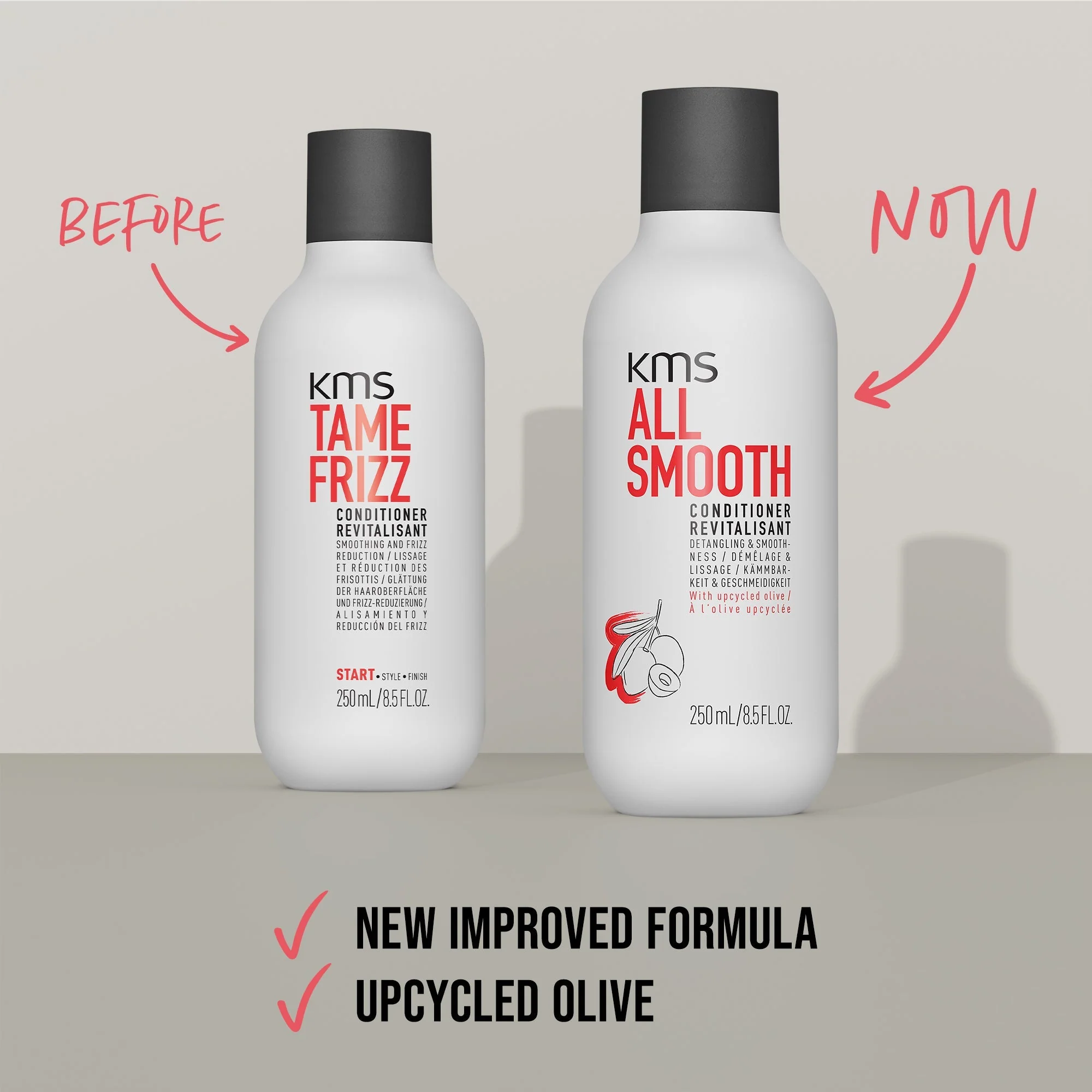 KMS All Smooth Conditioner 250ml - Image 2
