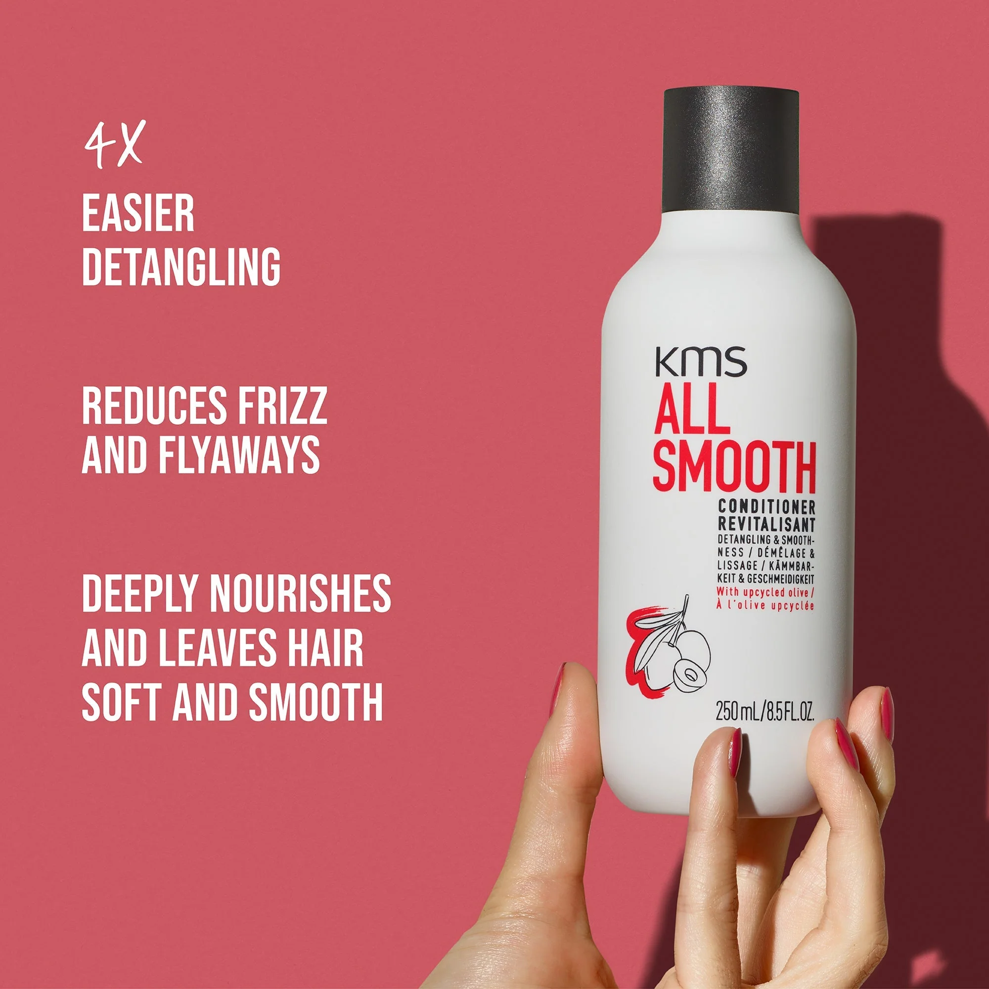KMS All Smooth Conditioner 250ml - Image 6