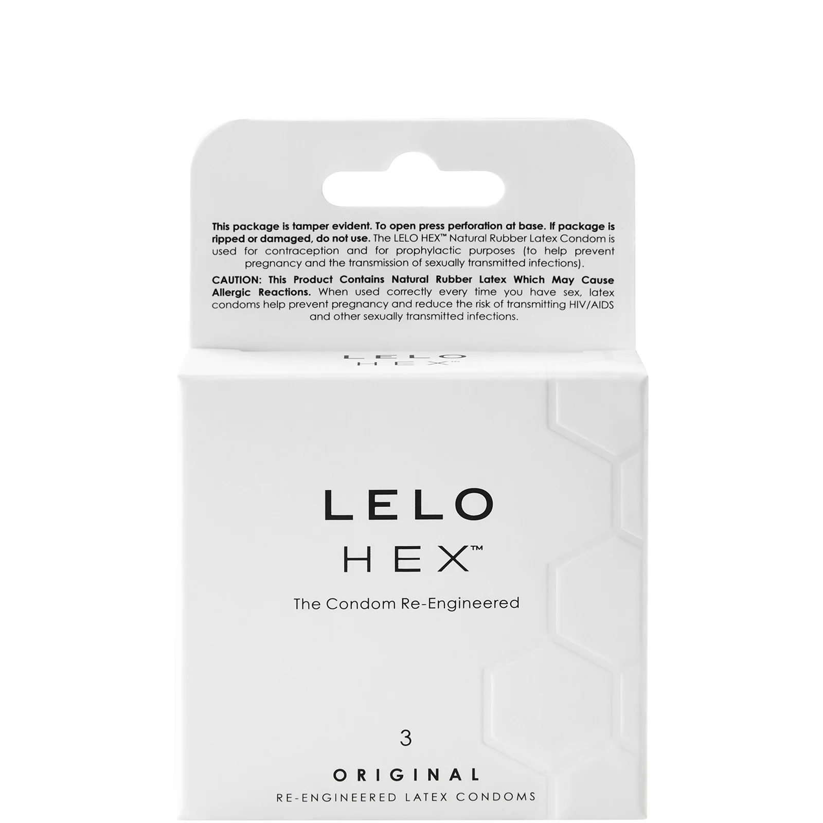 LELO HEX Condoms Original (3 Pack) - Image 2