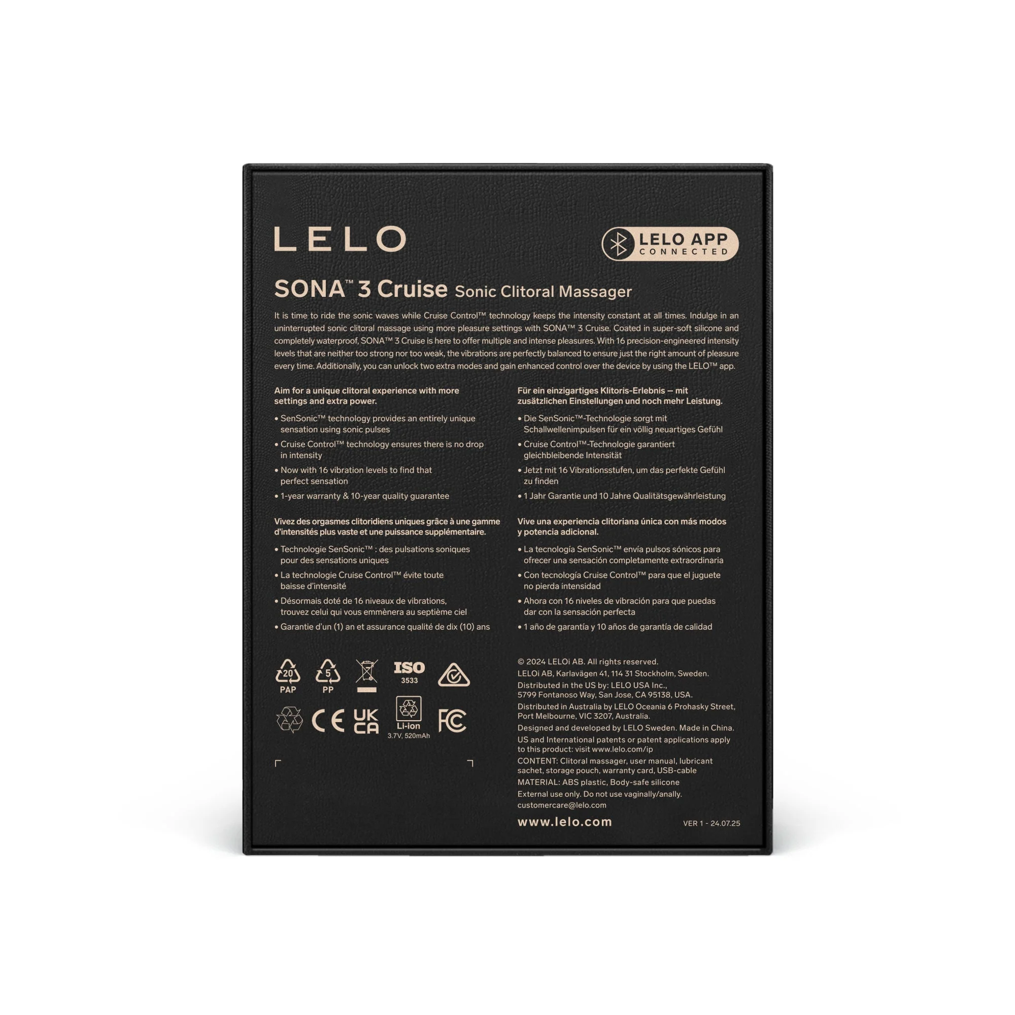 LELO SONA 3 Cruise - Soft Pink - Image 5