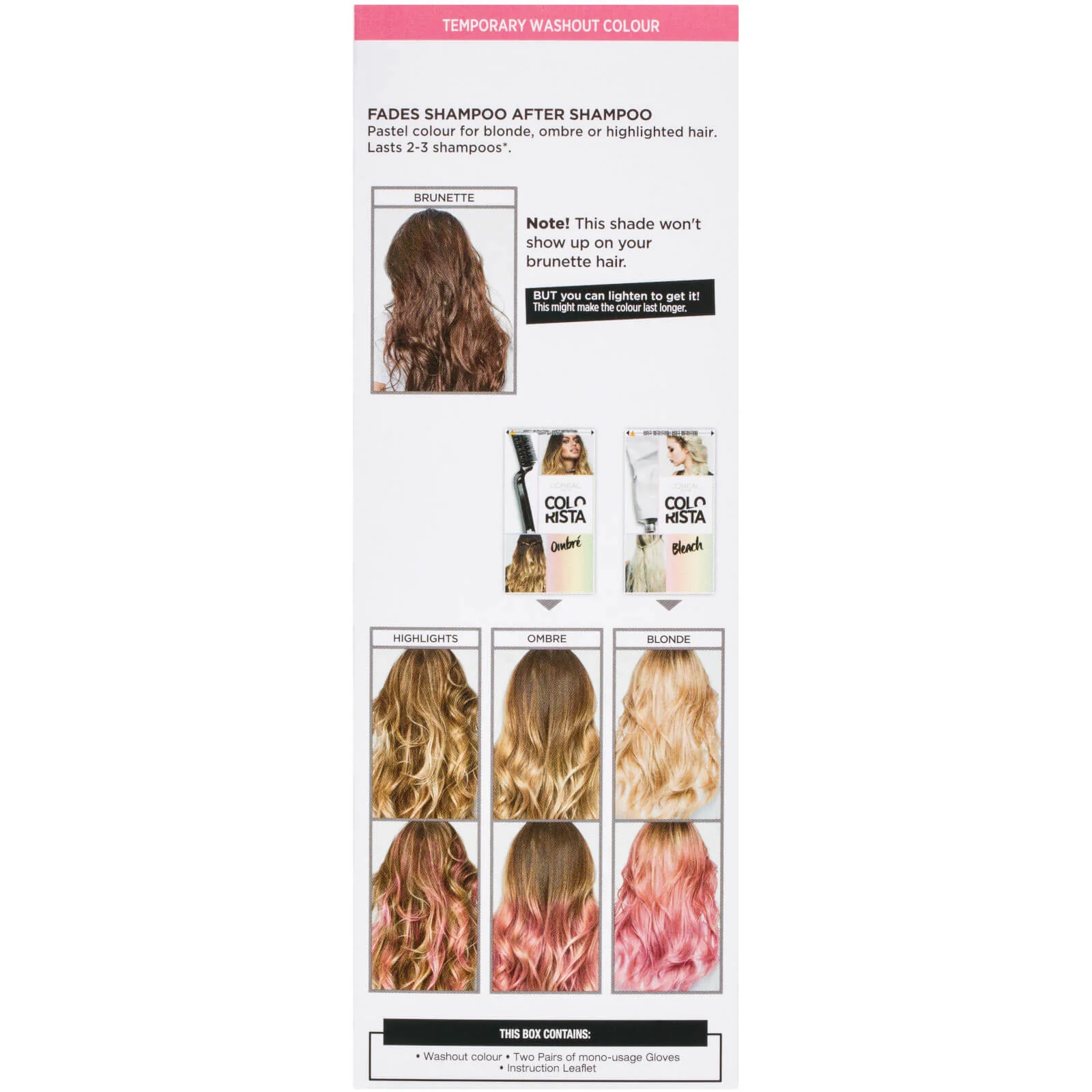 L'Oréal Paris Colorista Washout Dirty Pink - Image 4