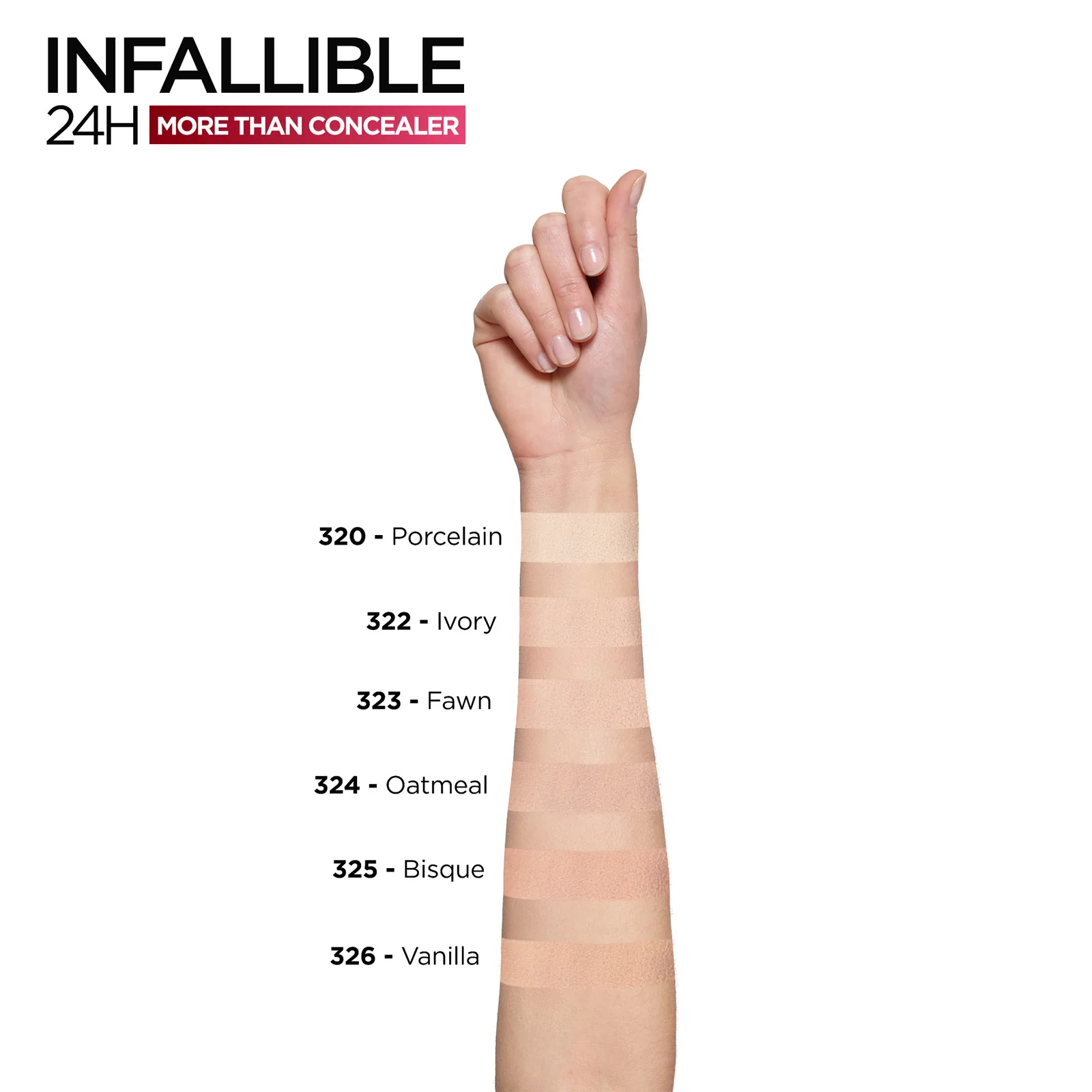 L'Oréal Paris Infallible More Than Concealer 10ml (Various Shades) - Image 80