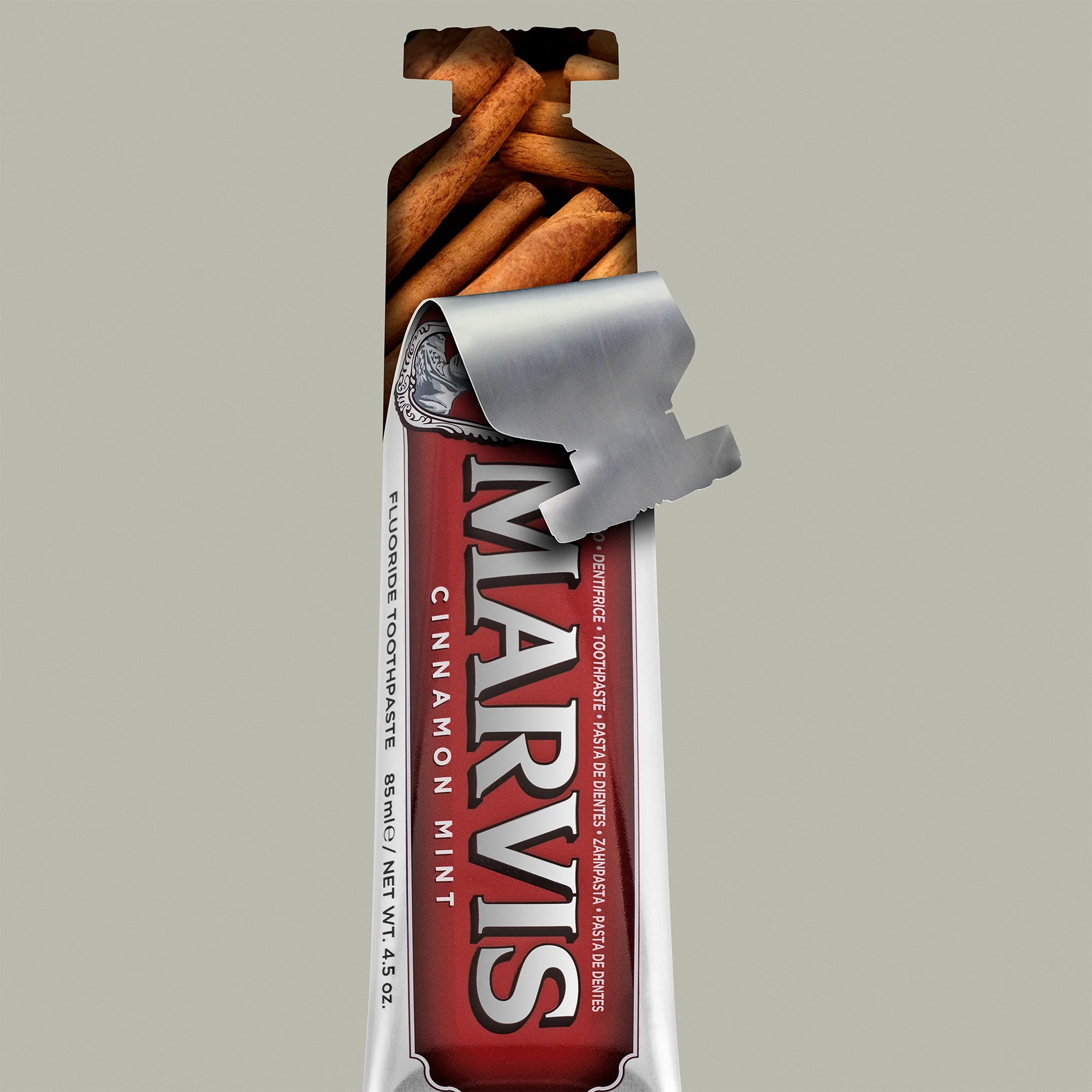 Marvis Cinnamon Mint Toothpaste 85ml - Image 3