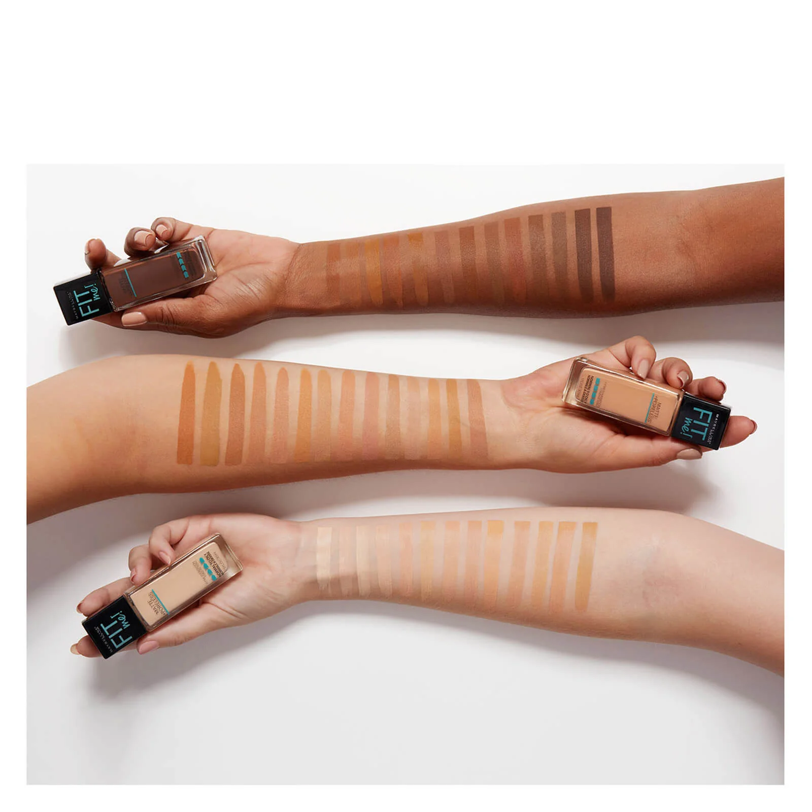 Maybelline Fit Me! Matte and Poreless Mattifying Liquid Foundation 30ml (Various Shades) - Image 79