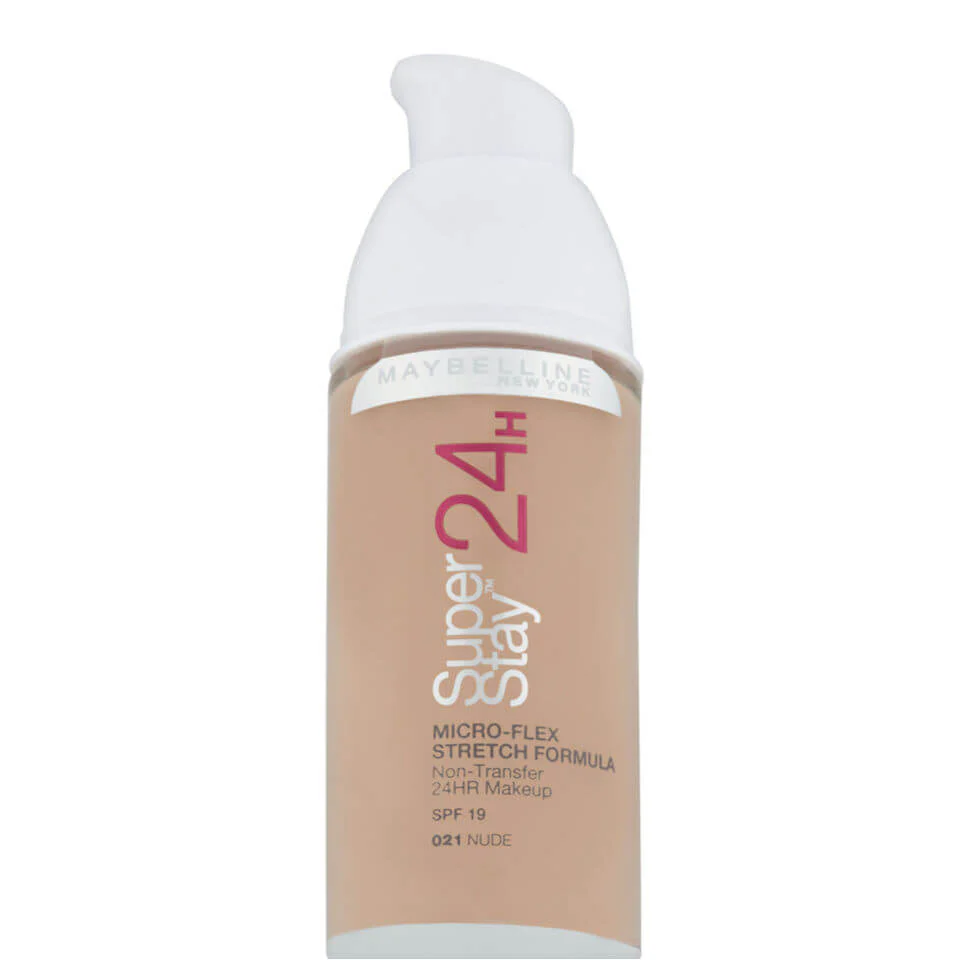 Maybelline New York Super Stay 24 Hour Foundation - 021 Nude (30ml) - Image 3