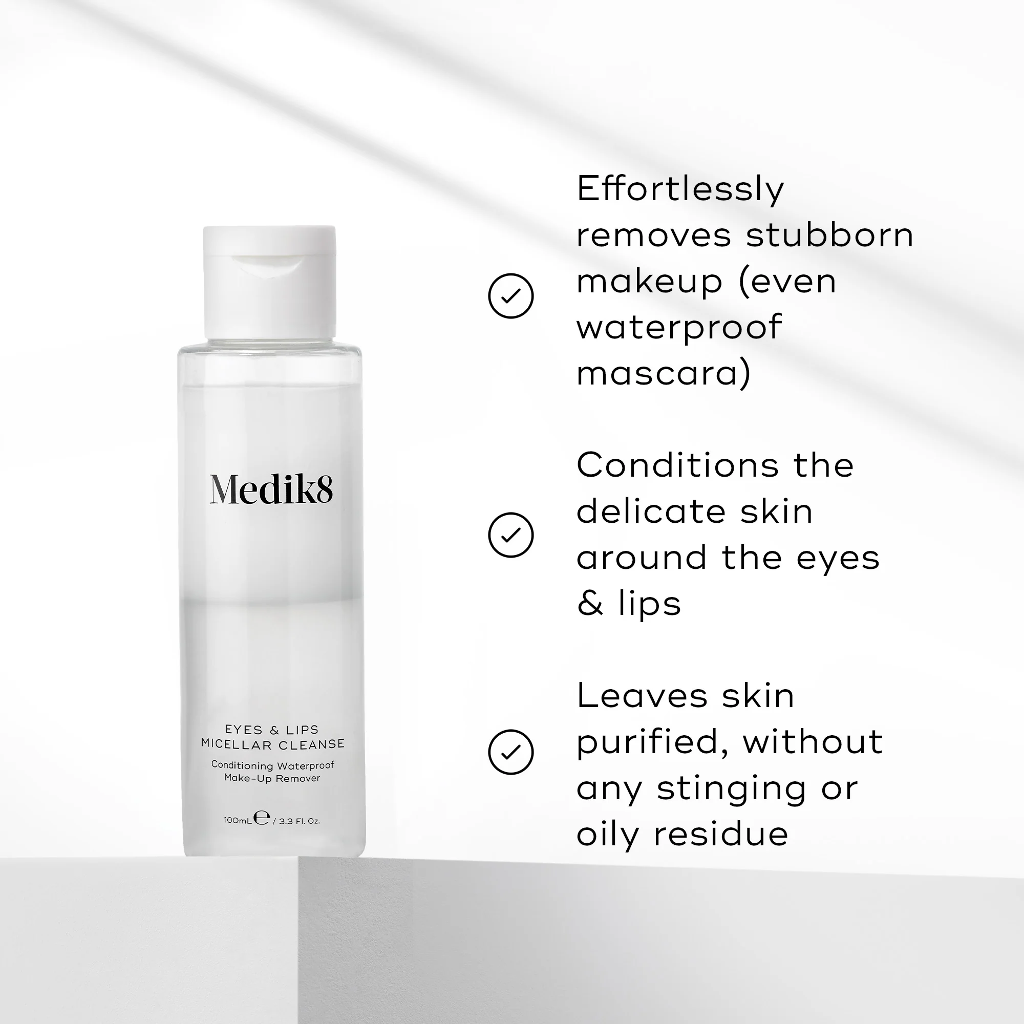 Medik8 Eyes & Lips Micellar Cleanse 100ml - Image 2