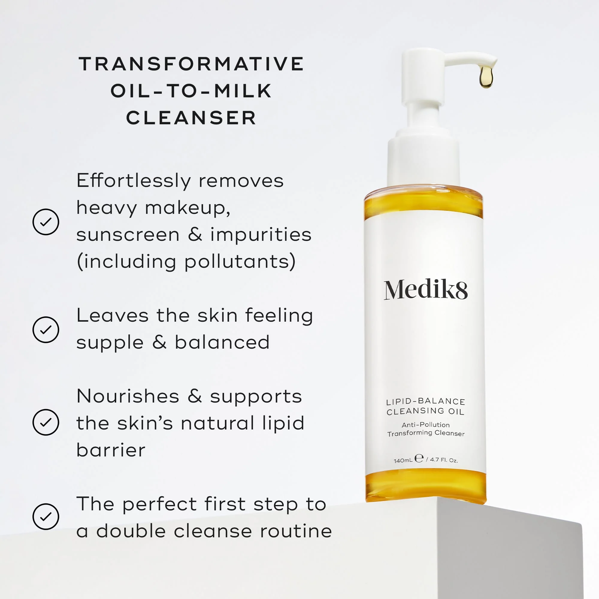 Medik8 Lipid - Balance Cleansing Oil 140ml - Image 2