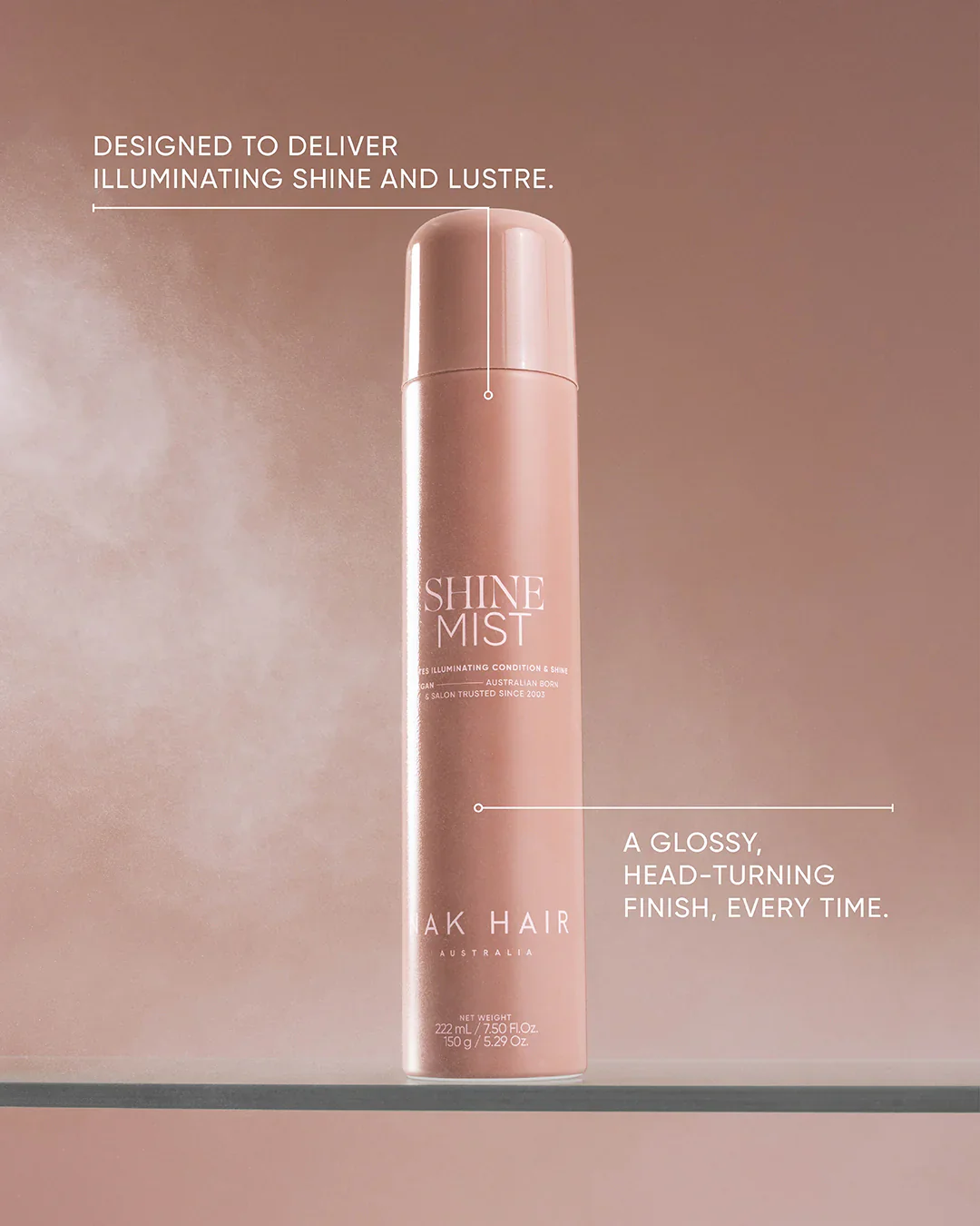 NAK Shine Mist 150g - Image 3