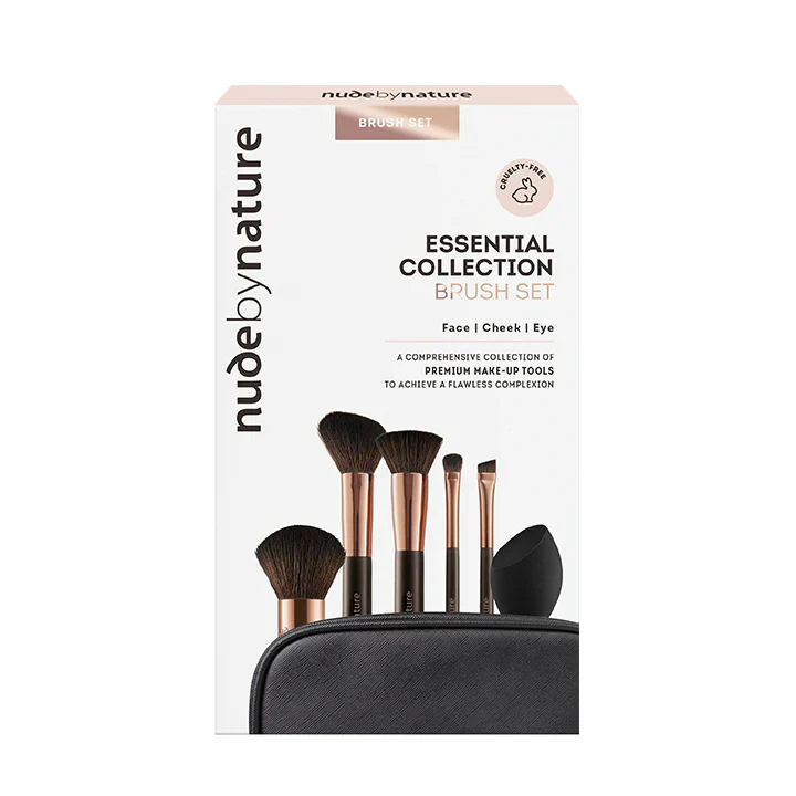 Nude by Nature Essential Collection Brush Set