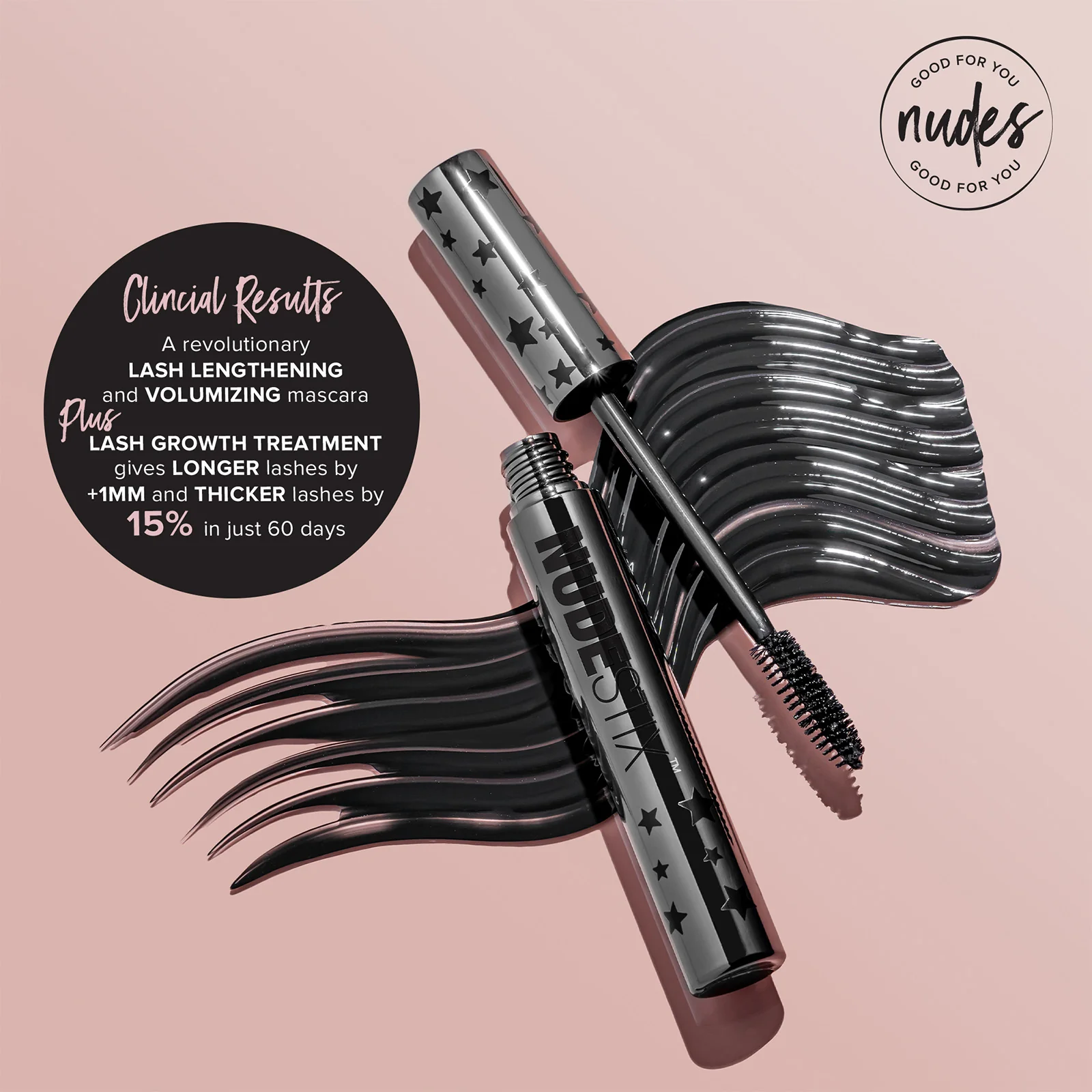 NUDESTIX Mascara - Black - Image 2