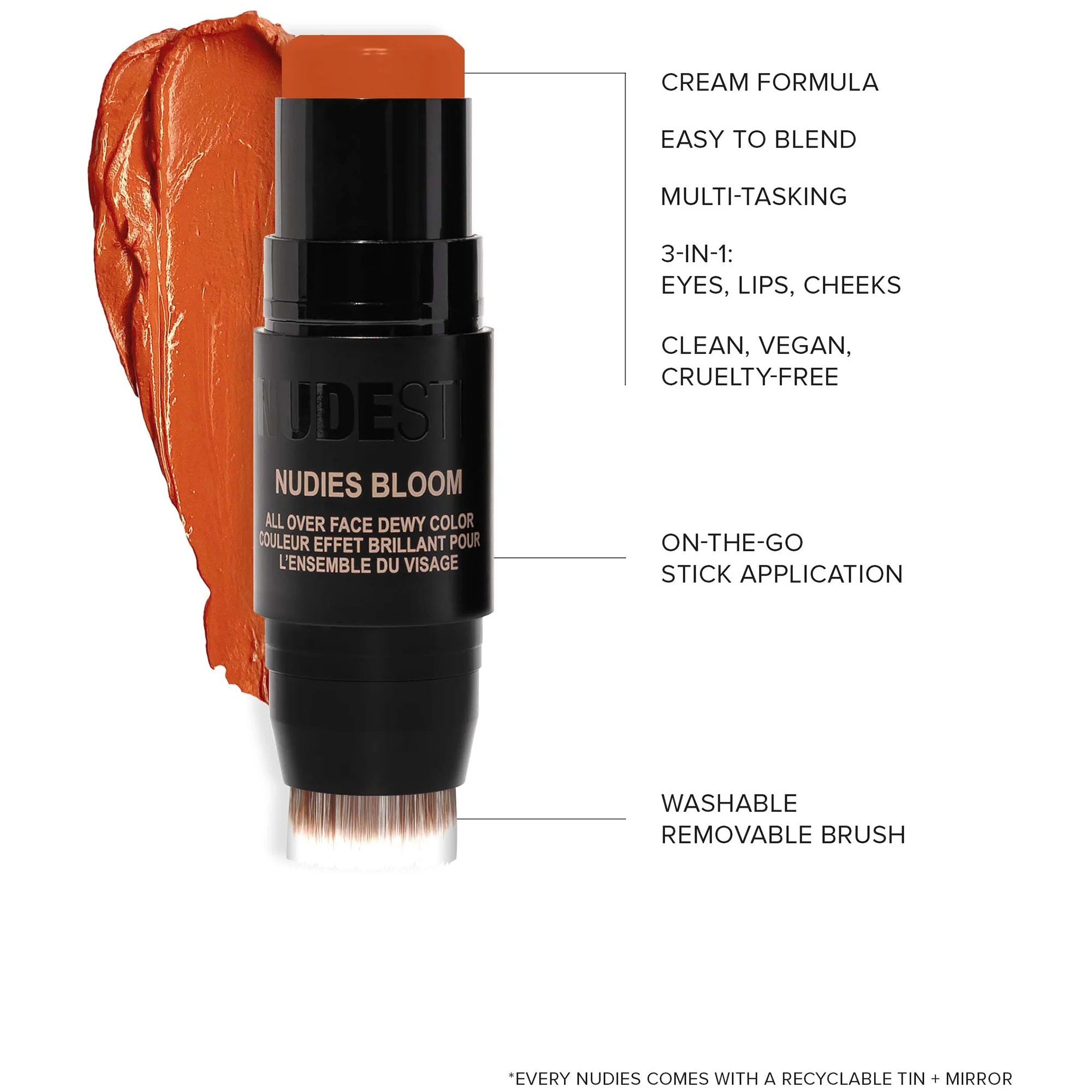 NUDESTIX Nudies Bloom All Over Face Dewy Blush Colour 7g (Various Shades) - Image 28