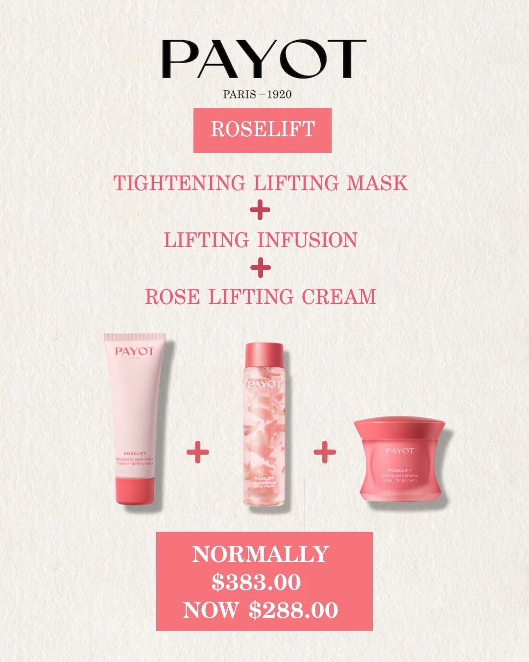 PAYOT ROSELIFT Holiday Value Bundle Pack + Luxe Spa Bathrobe - Image 2