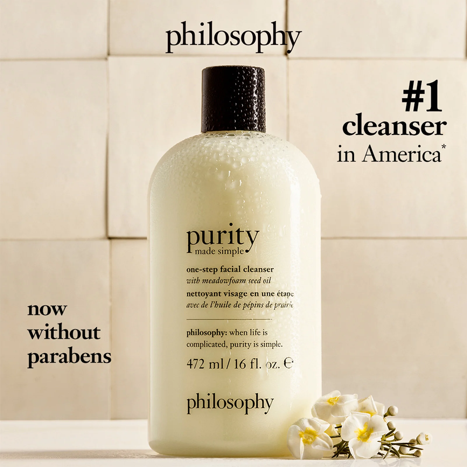 philosophy Purity Made Simple 3-in-1 Cleanser for Face and Eyes 472ml - Image 2