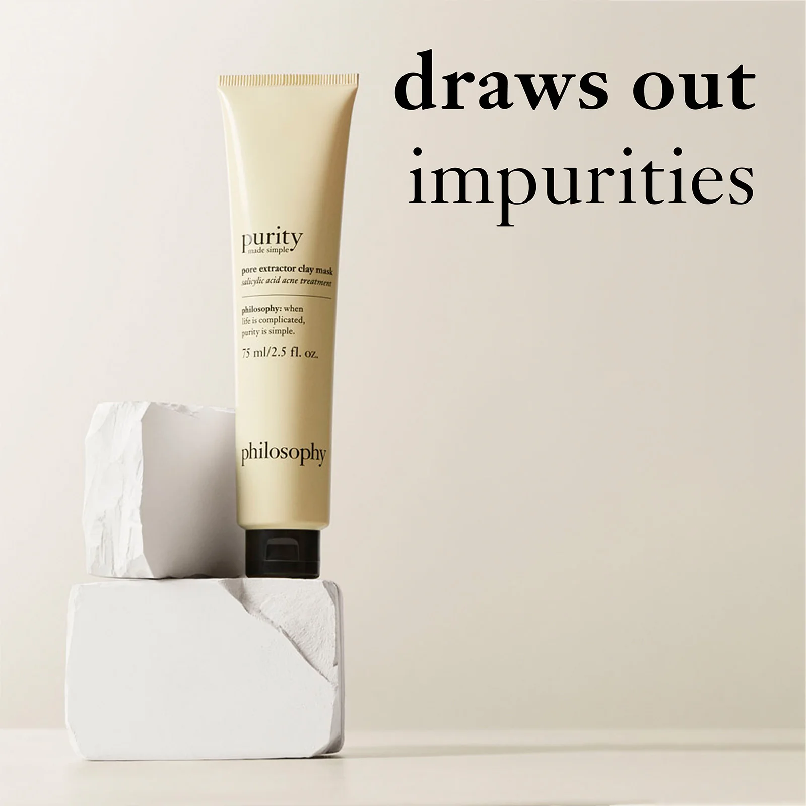 philosophy Purity Made Simple Exfoliating Clay Mask 75ml - Image 3