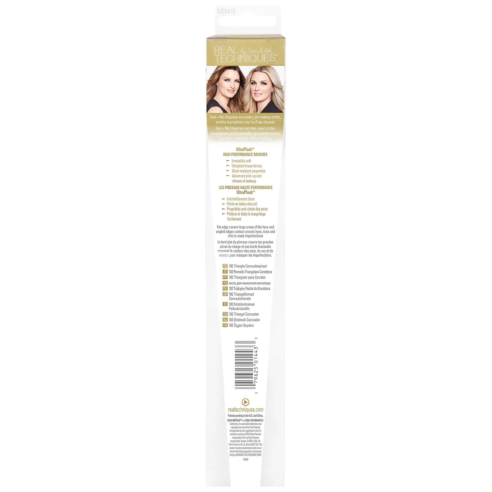 Real Techniques Bold Metals Triangle Concealer Brush - Image 3