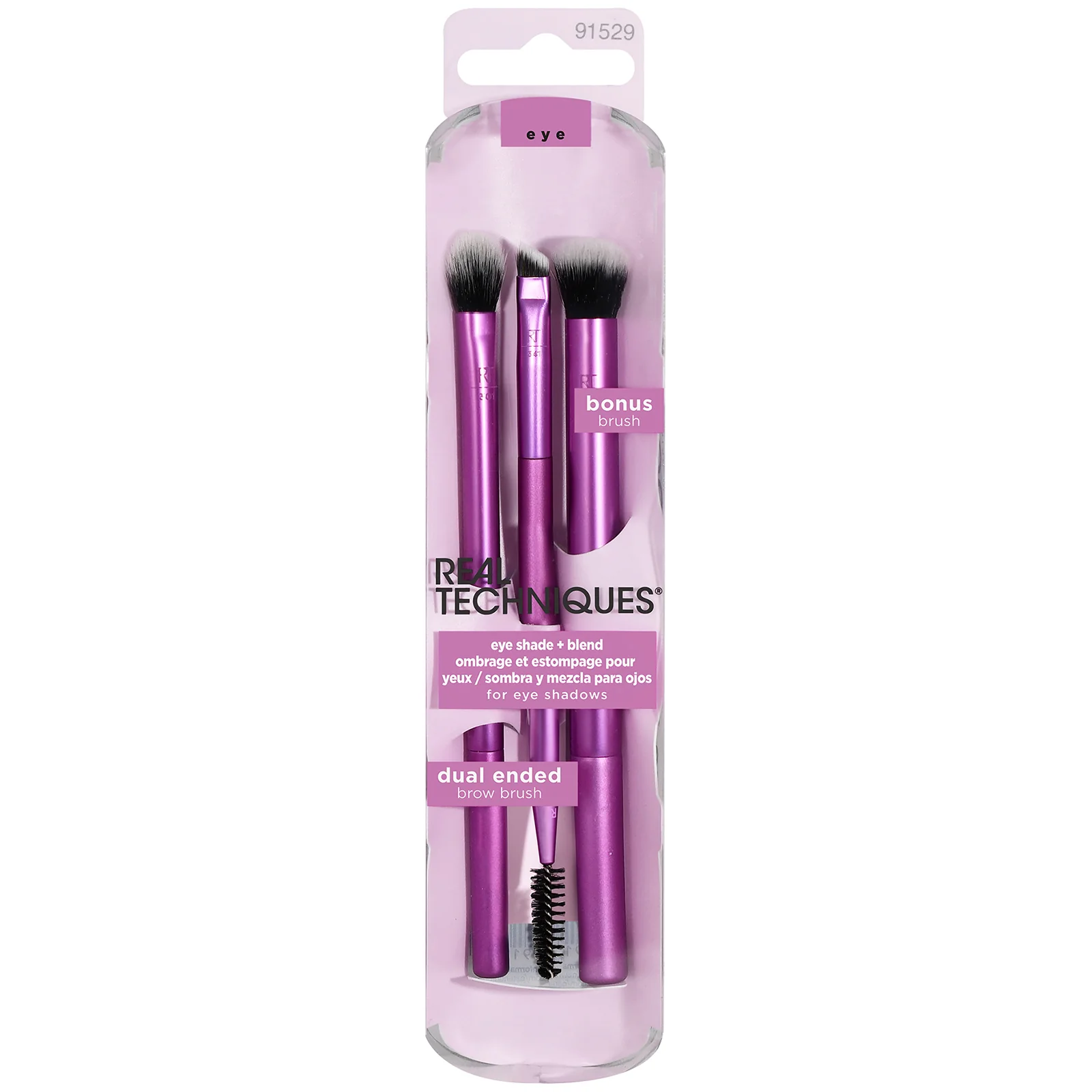 Real Techniques Eye Shade + Blend Brush Set - Image 3