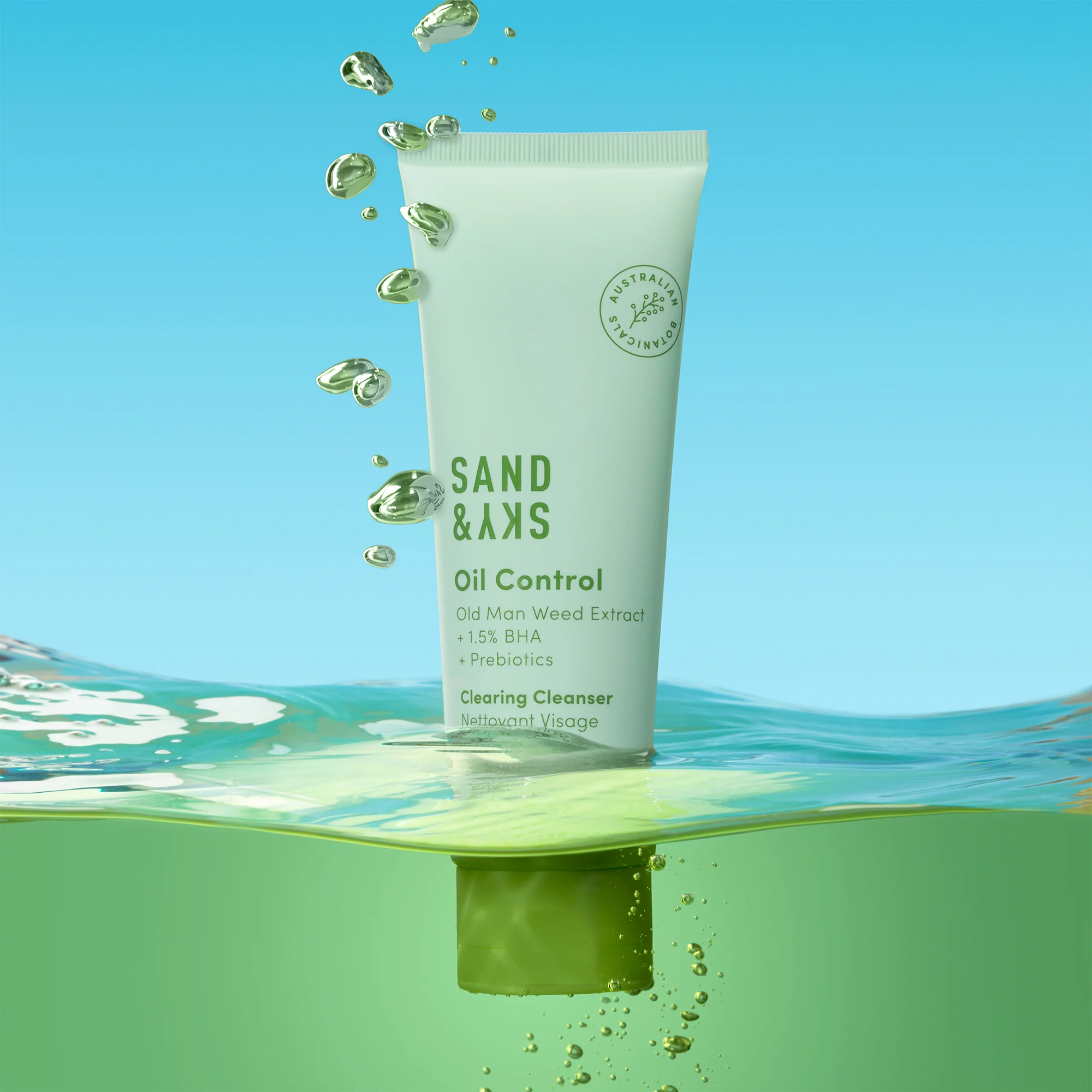 Sand & Sky Oil Control Clearing Cleanser 120ml - Image 2