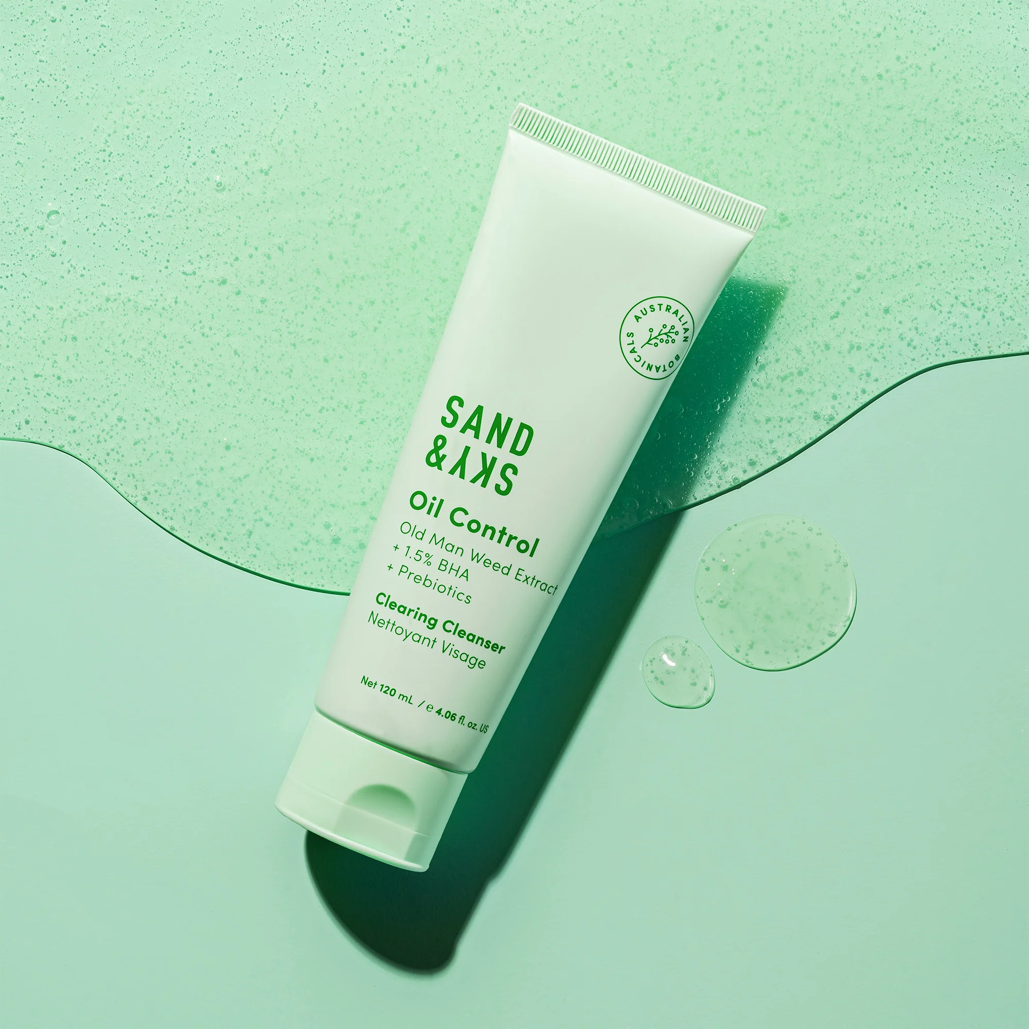 Sand & Sky Oil Control Clearing Cleanser 120ml - Image 3
