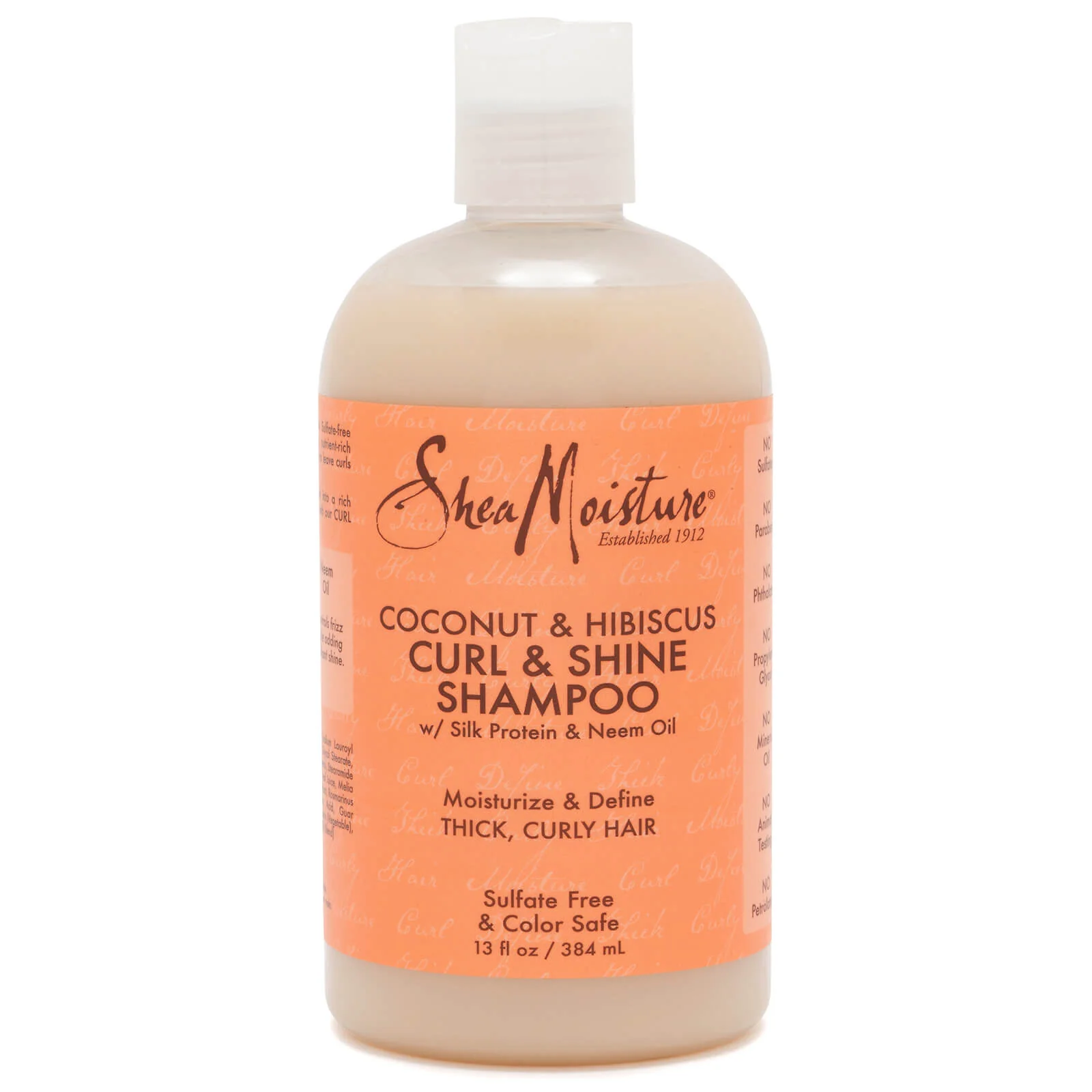 SheaMoisture Coconut & Hibiscus Curl & Shine Shampoo 384ml