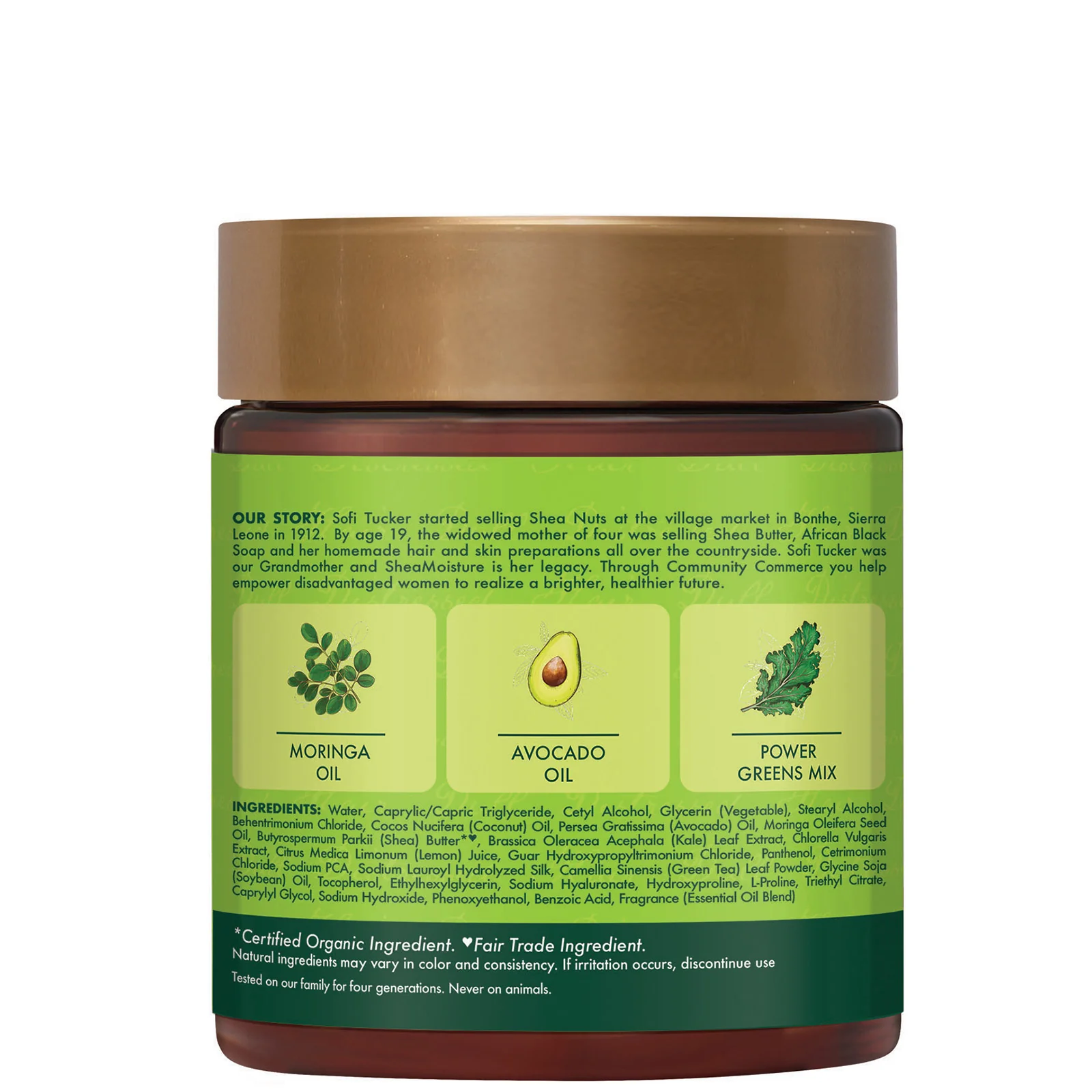SheaMoisture Moringa and Avocado Power Greens Reconstructor 227ml - Image 2