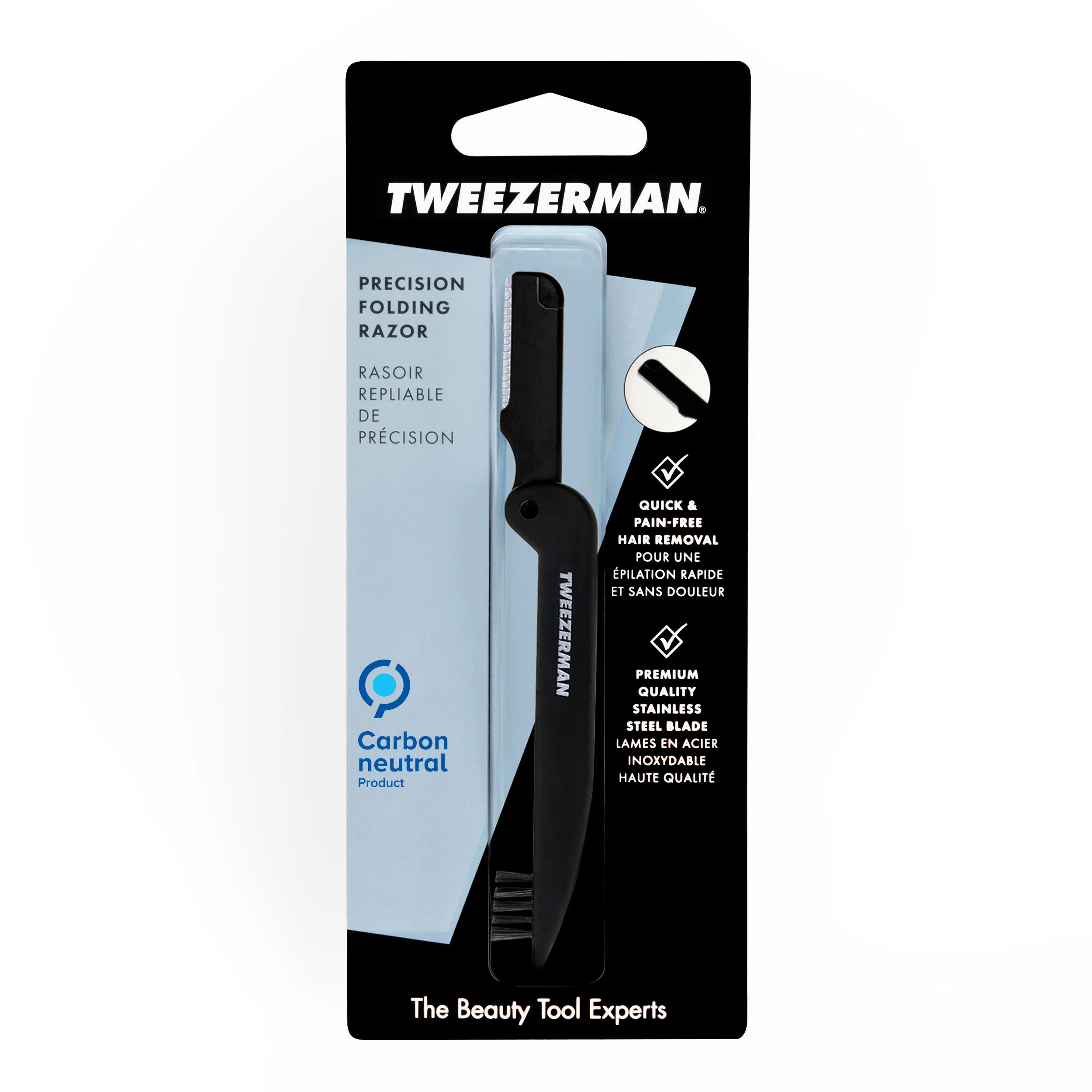 Tweezerman Precision Folding Razor Midnight Sky - Image 4