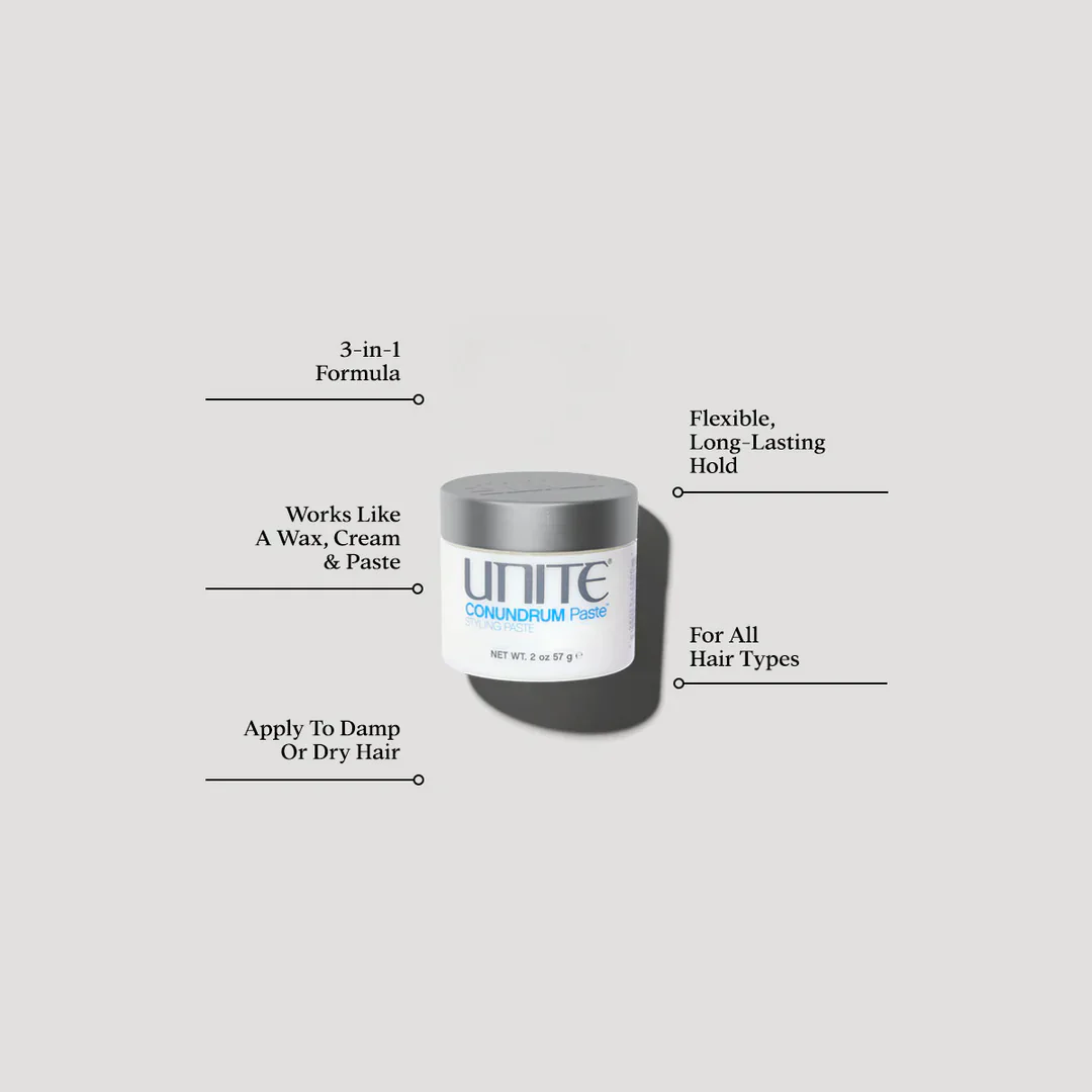 Unite Conundrum Paste Styling Cream 57g - Image 2