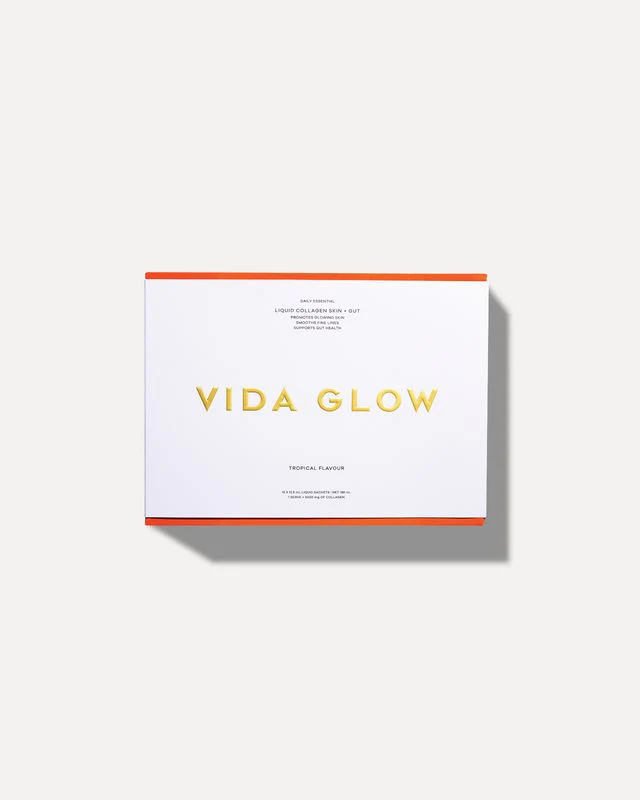 Vida Glow Liquid Collagen Skin + Gut - Tropical 15 x 12.5ml Sachets