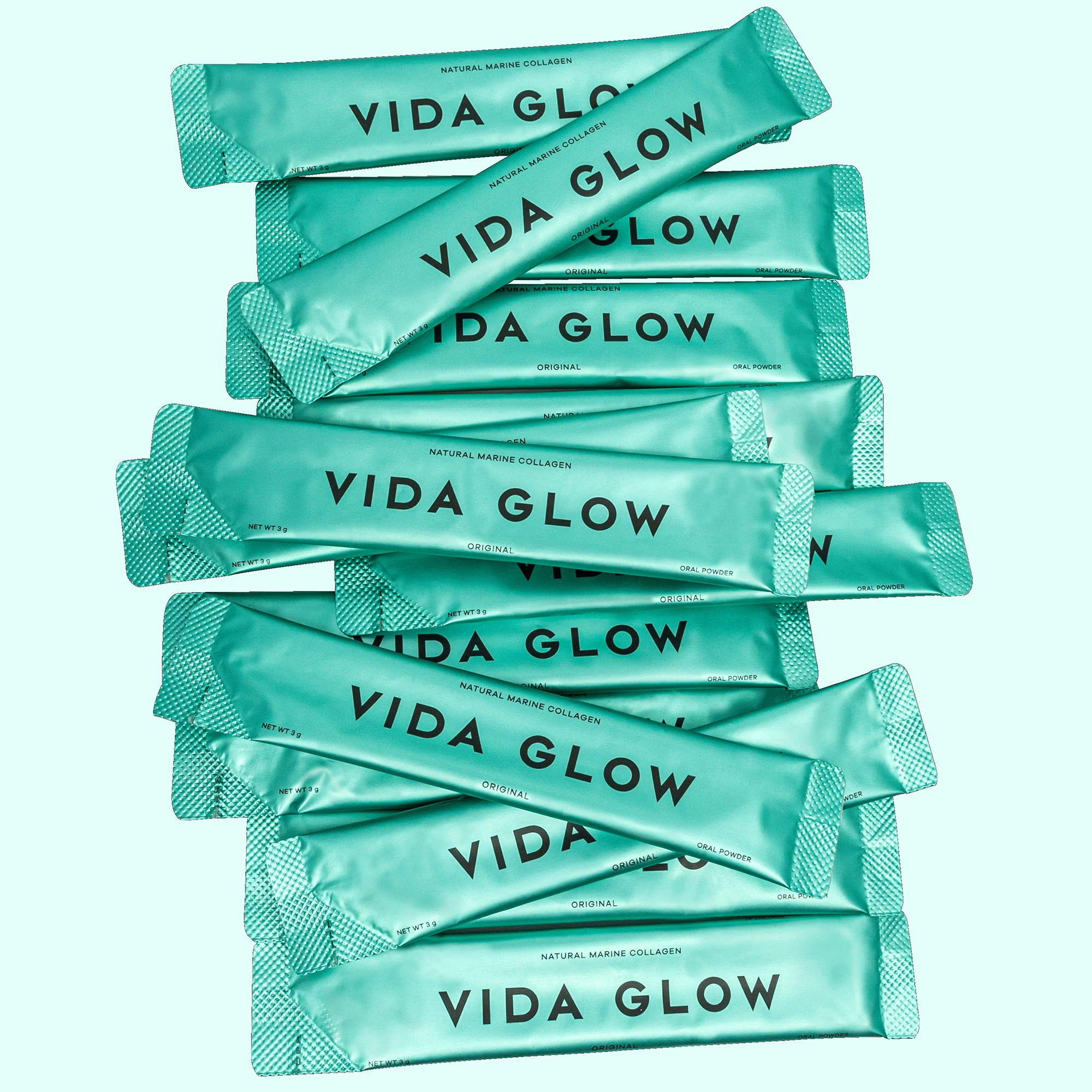 Vida Glow Natural Marine Collagen Trial Pack - 14 Serves - Image 3