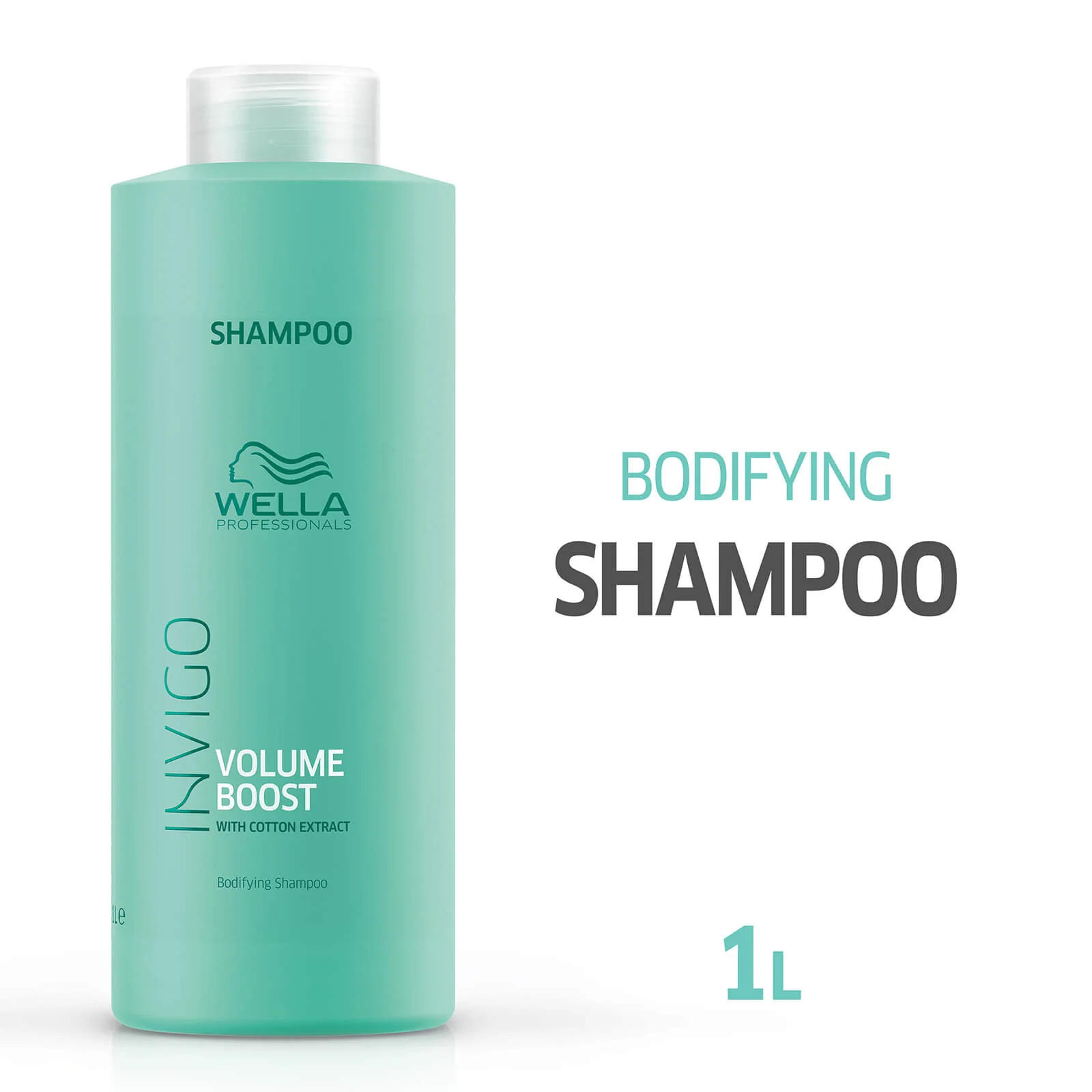 Wella Professionals Care INVIGO Volume Boost Bodifying Shampoo 1000ml - Image 2