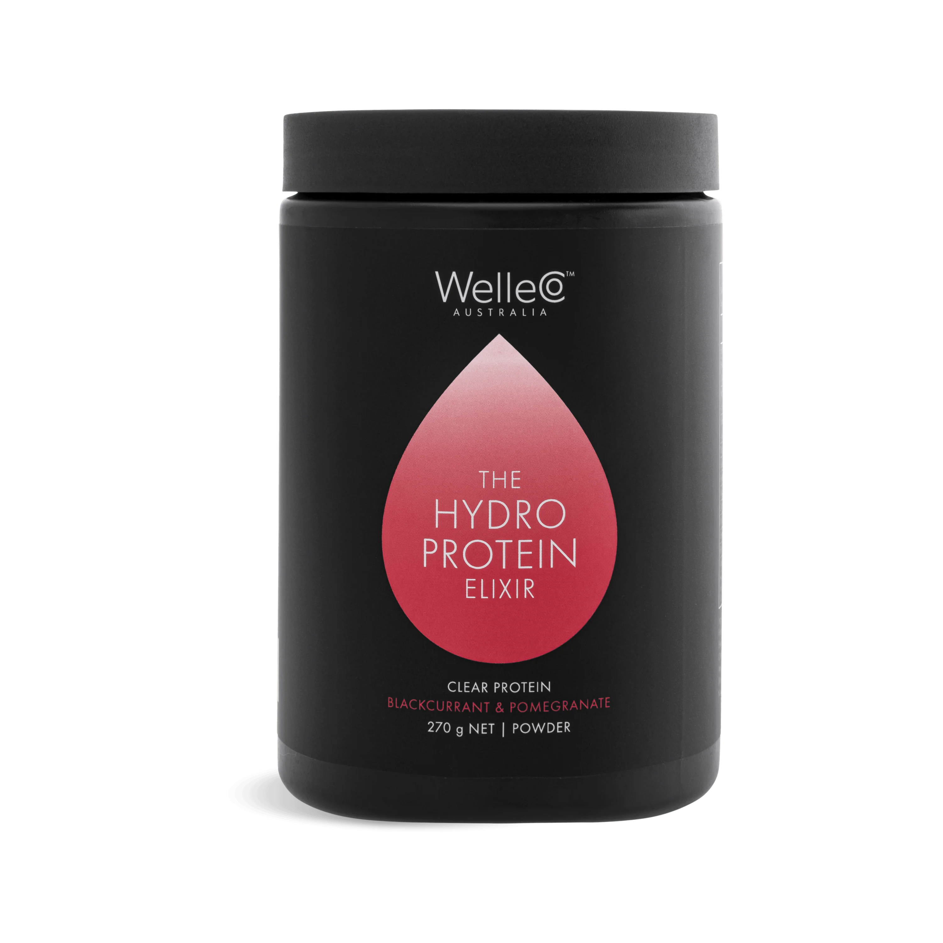 WelleCo The HydroProtein Elixir - Pomegranate & Blackcurrant 270g - Image 10